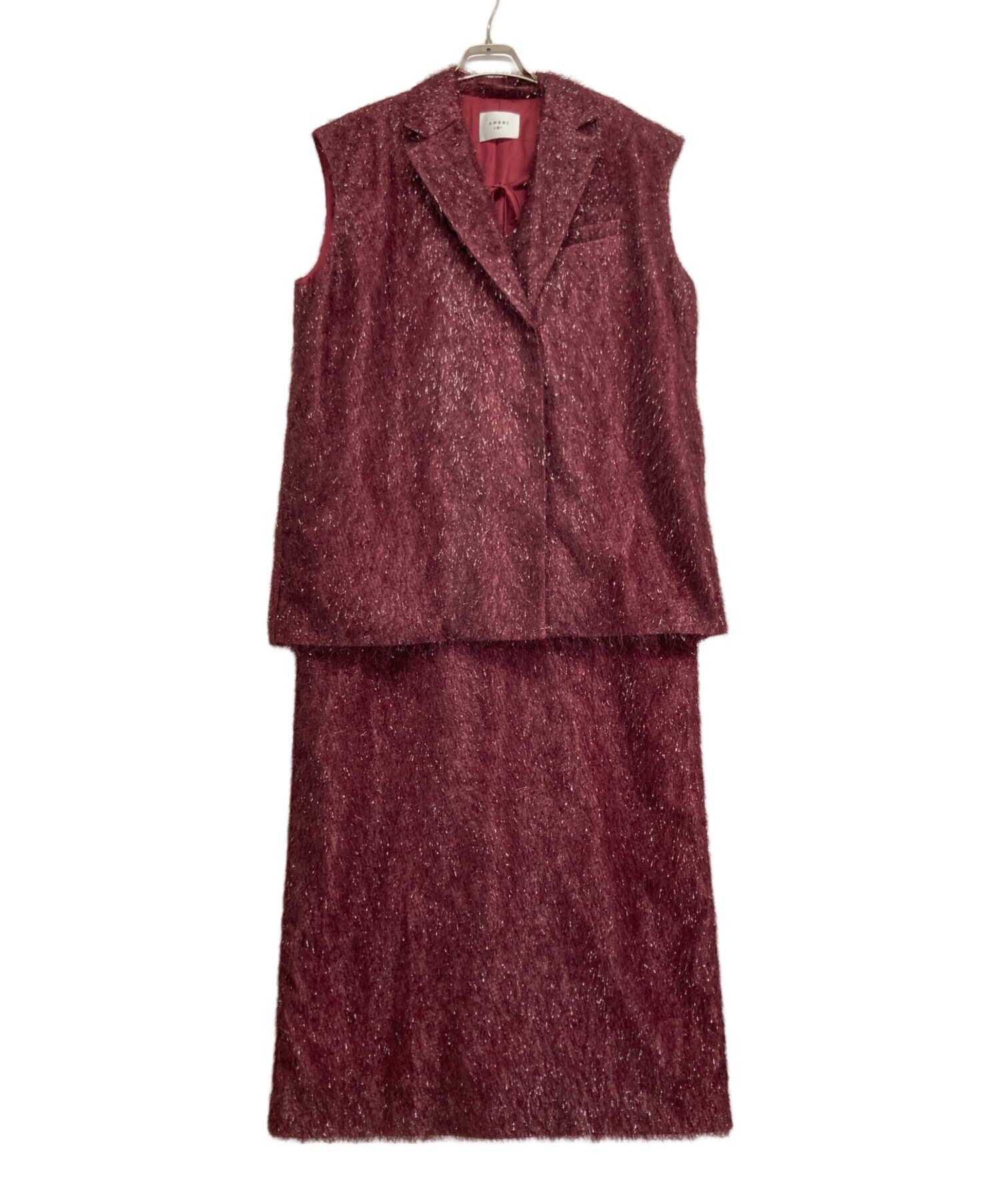 中古・古着通販】Ameri (アメリ) セットアップ ボルドー サイズ:M