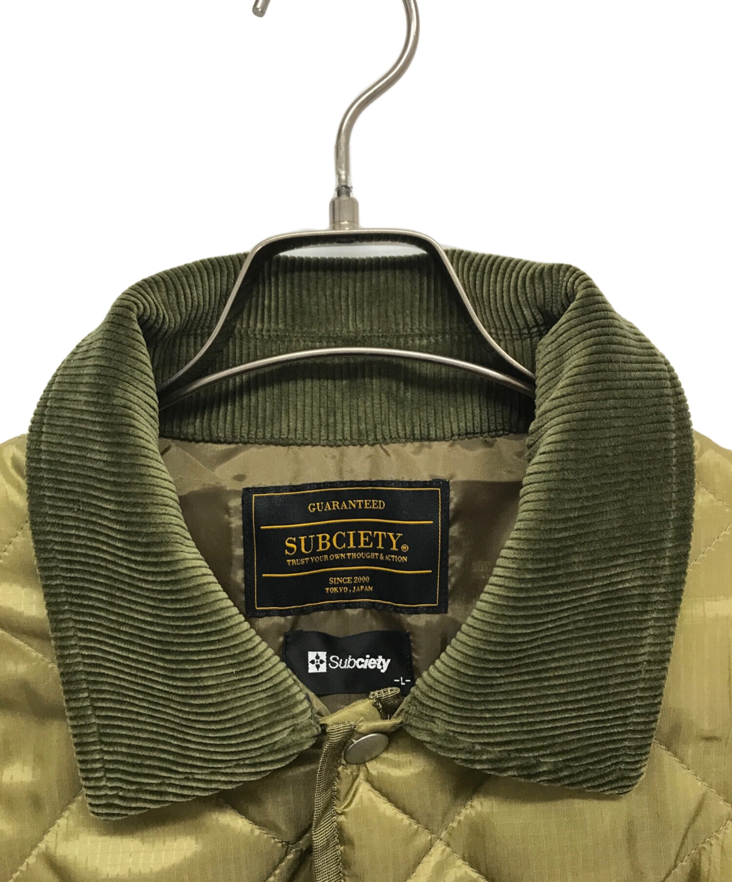 中古・古着通販】SUBCIETY (サブサエティ) キルティングジャケット 