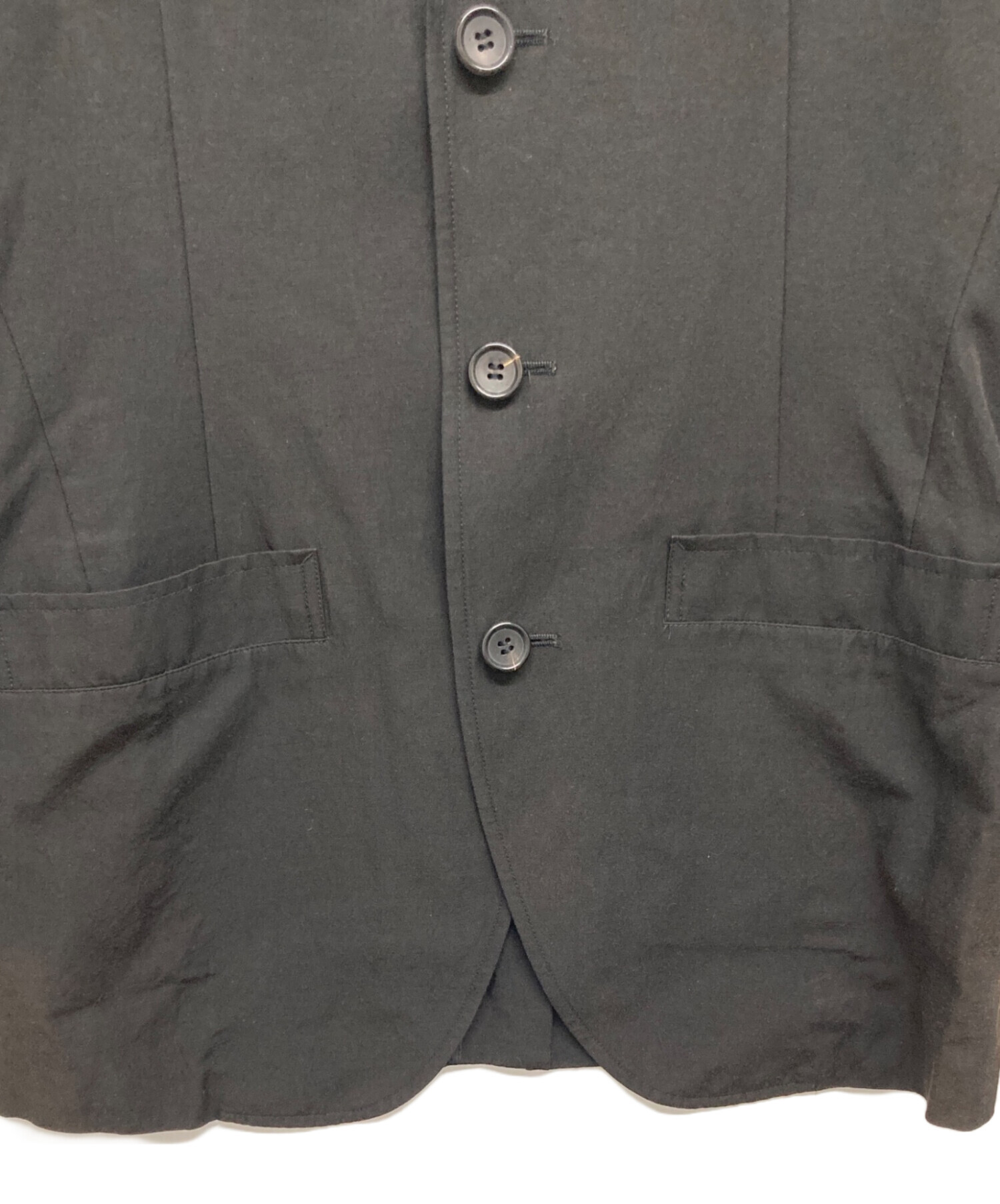 中古・古着通販】Y's (ワイズ) ジャケット ブラック サイズ:2