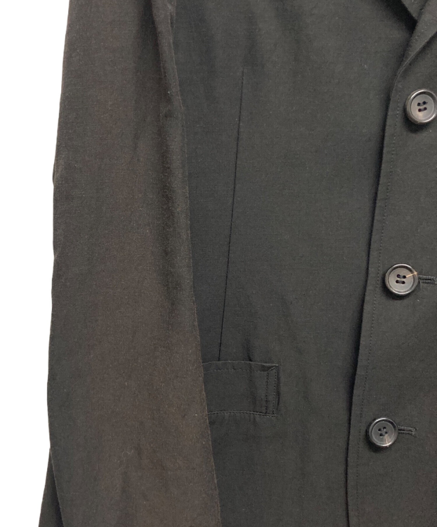 中古・古着通販】Y's (ワイズ) ジャケット ブラック サイズ:2