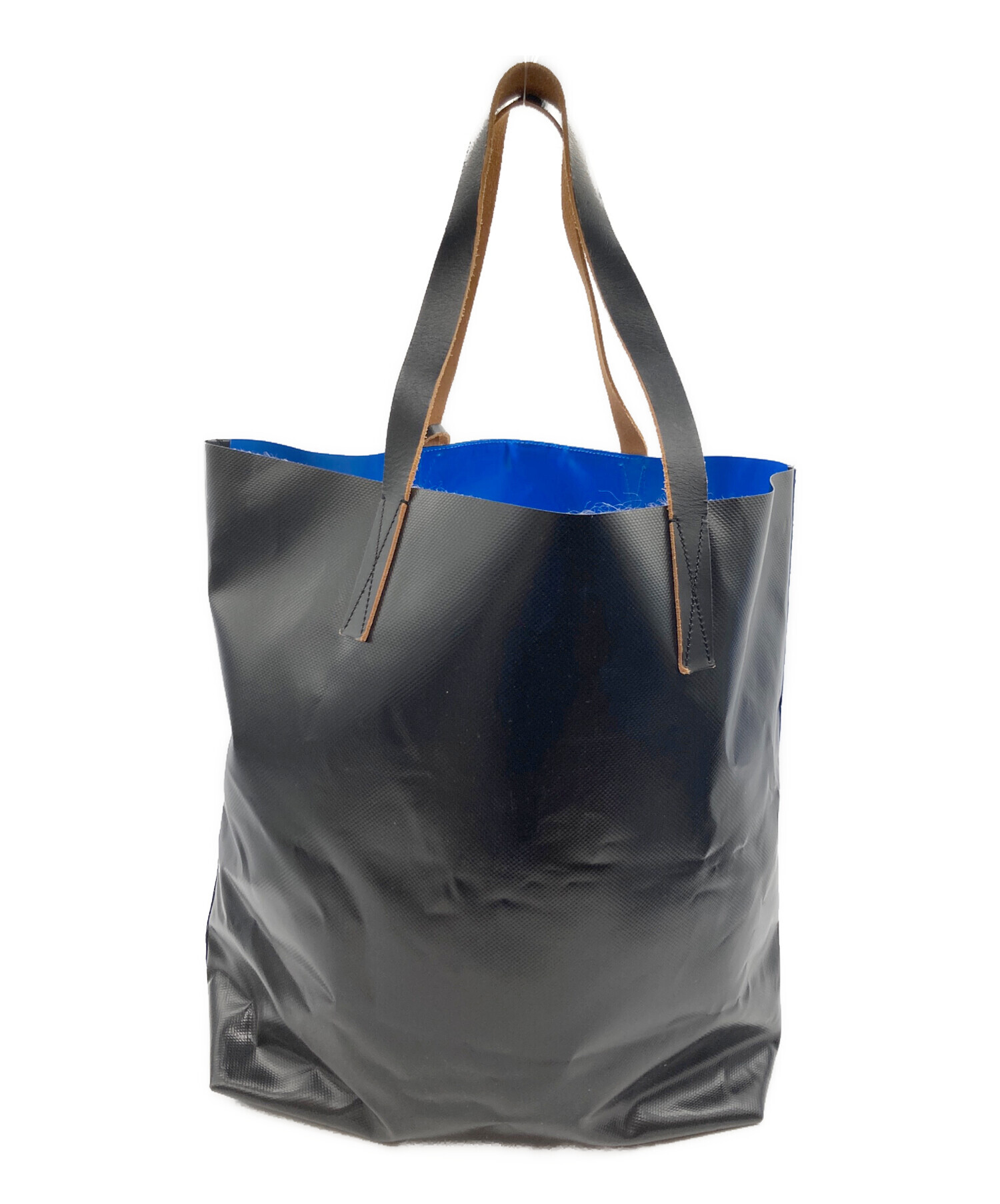中古・古着通販】MARNI (マルニ) トートバッグ ブルー×ブラック 