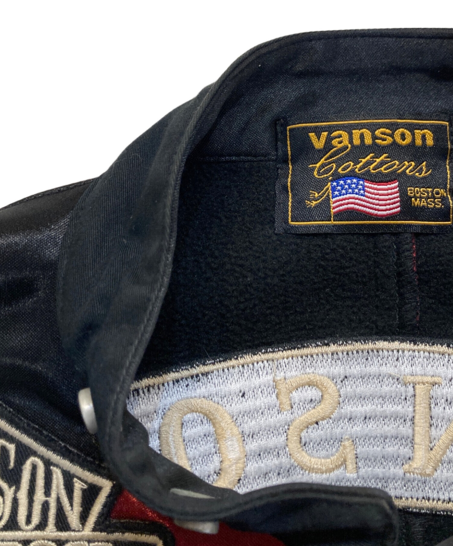 中古・古着通販】VANSON (バンソン) ライダースジャケット レッド