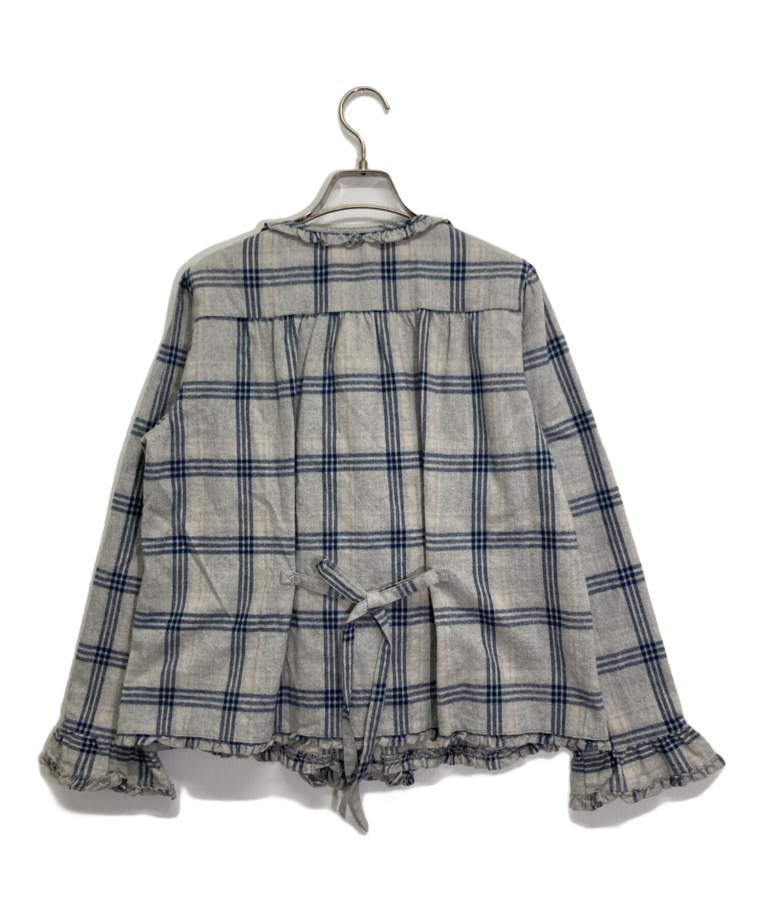 中古・古着通販】PINK HOUSE (ピンクハウス) シャギーチェックブラウス 