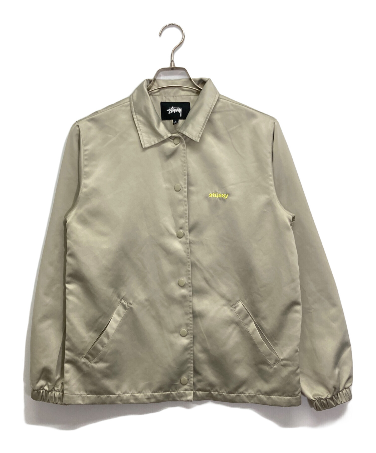 中古・古着通販】stussy (ステューシー) コーチジャケット ベージュ