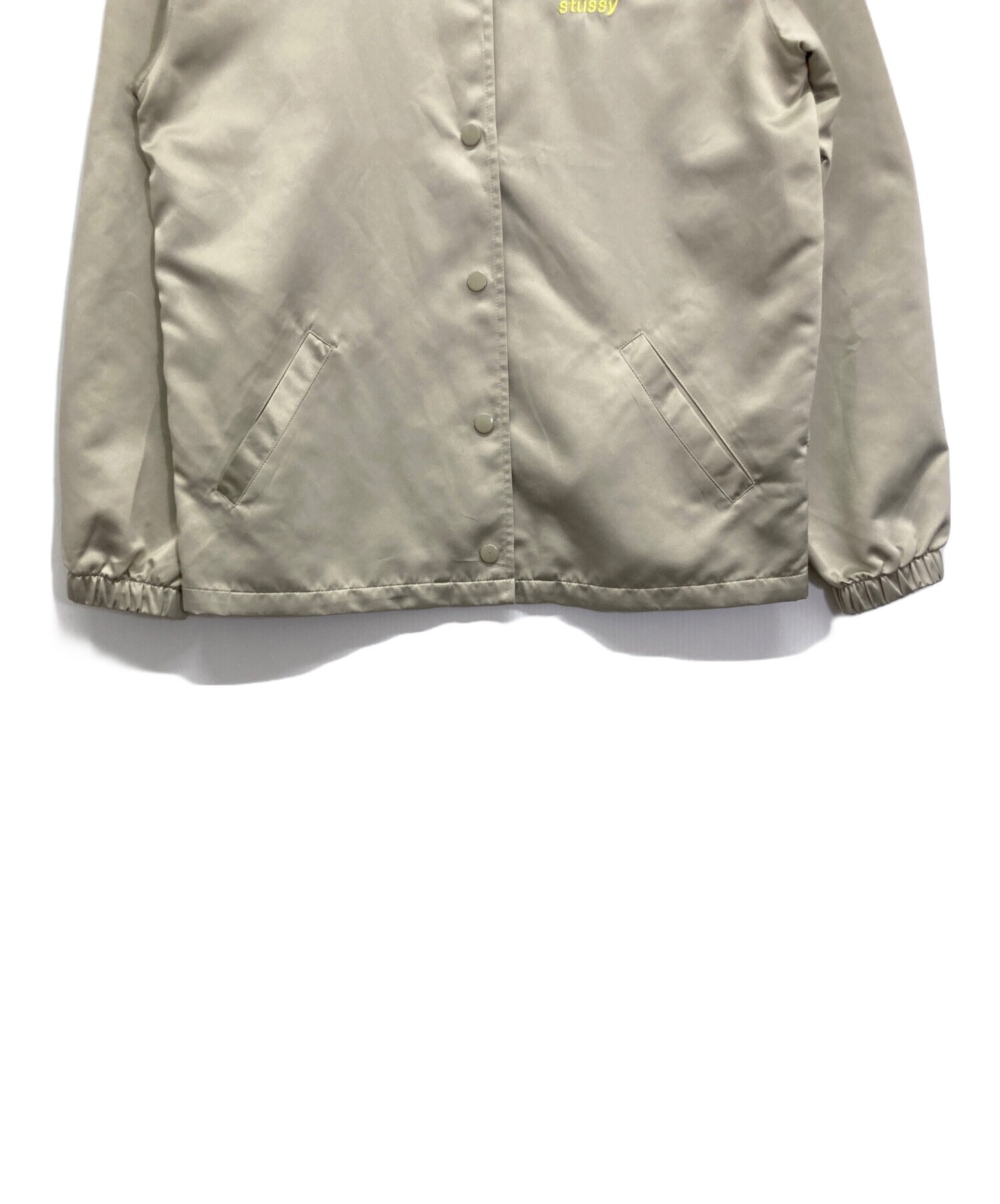 中古・古着通販】stussy (ステューシー) コーチジャケット ベージュ