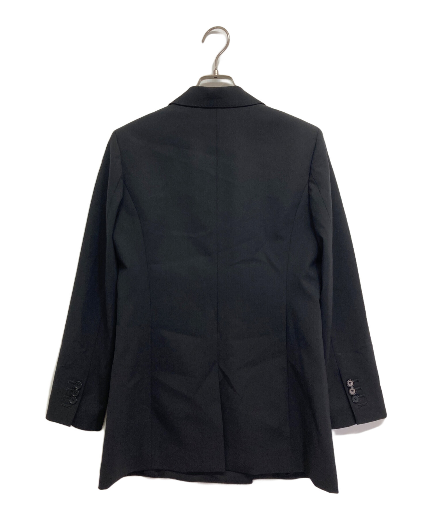 【新品タグ付き】セオリー　ジャケット　黒　S　生地イタリア製 タグ付き セオリー Theory 22SS 完売 POWDER CREPE ウォッシャブル
