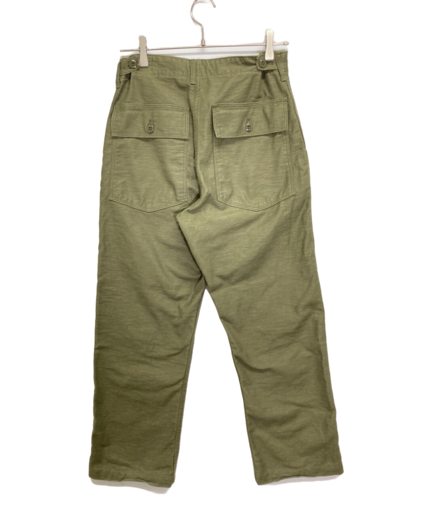 中古・古着通販】orSlow (オアスロウ) ベイカーパンツ カーキ サイズ