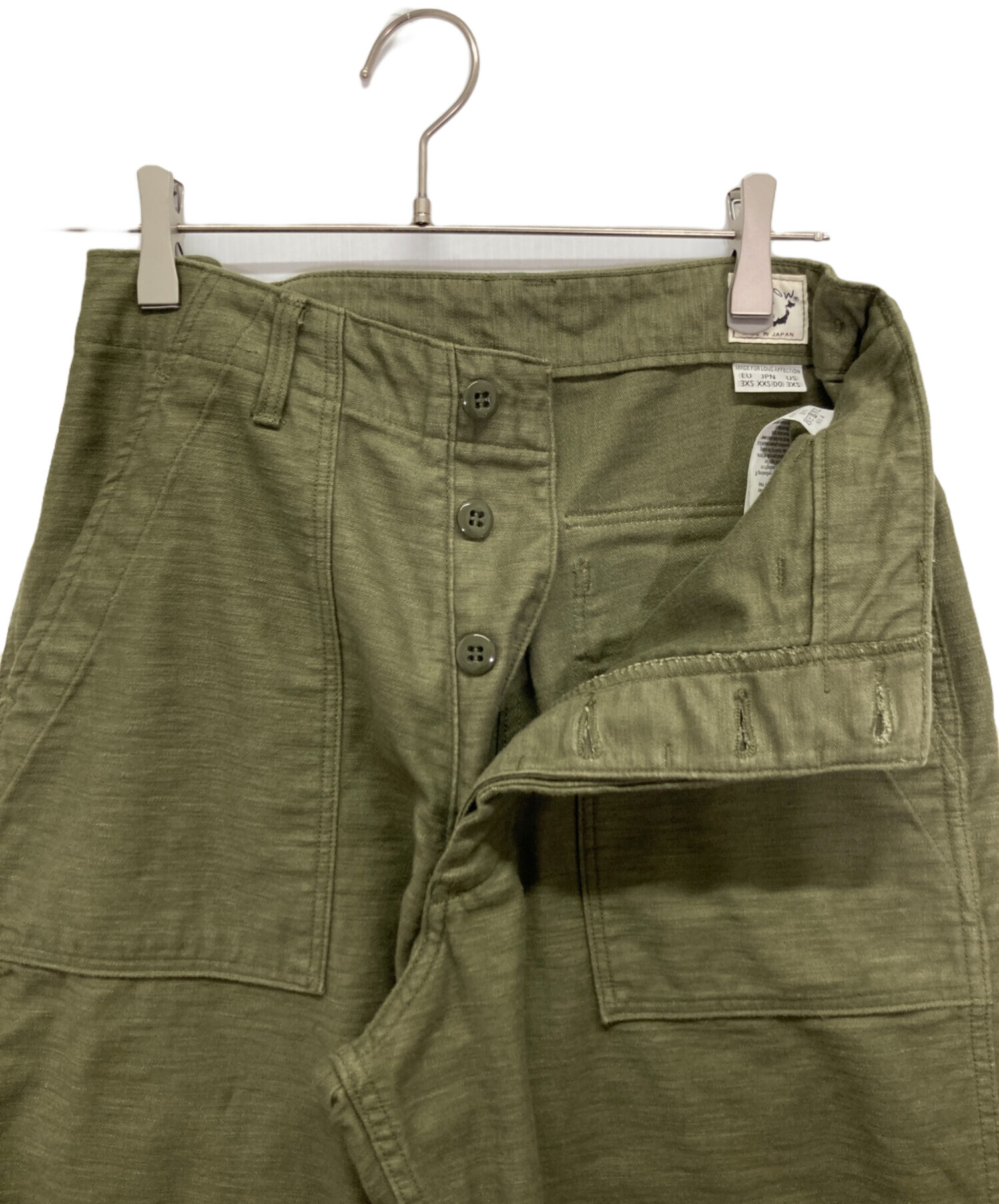 中古・古着通販】orSlow (オアスロウ) ベイカーパンツ カーキ