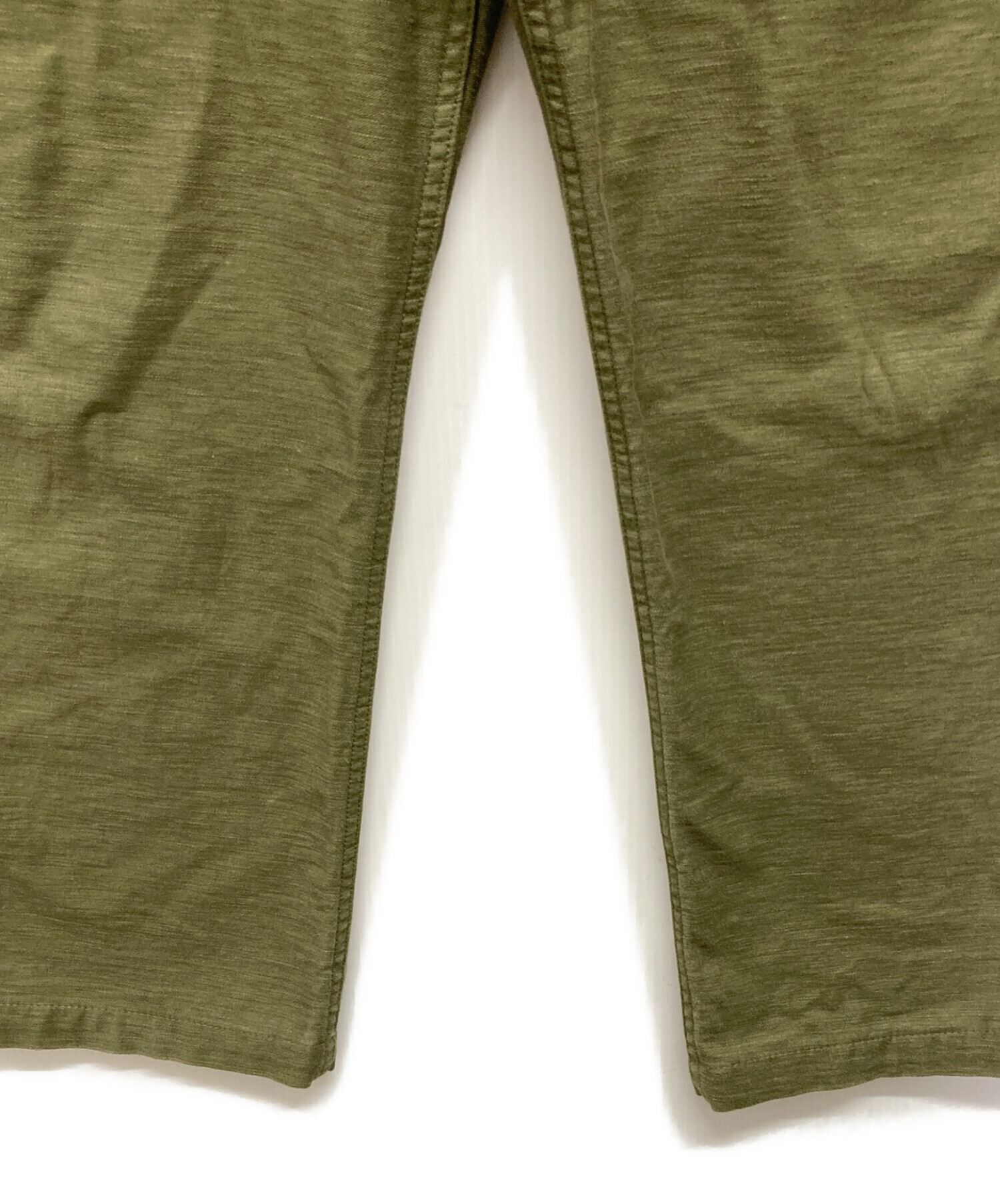 中古・古着通販】orSlow (オアスロウ) ベイカーパンツ カーキ サイズ