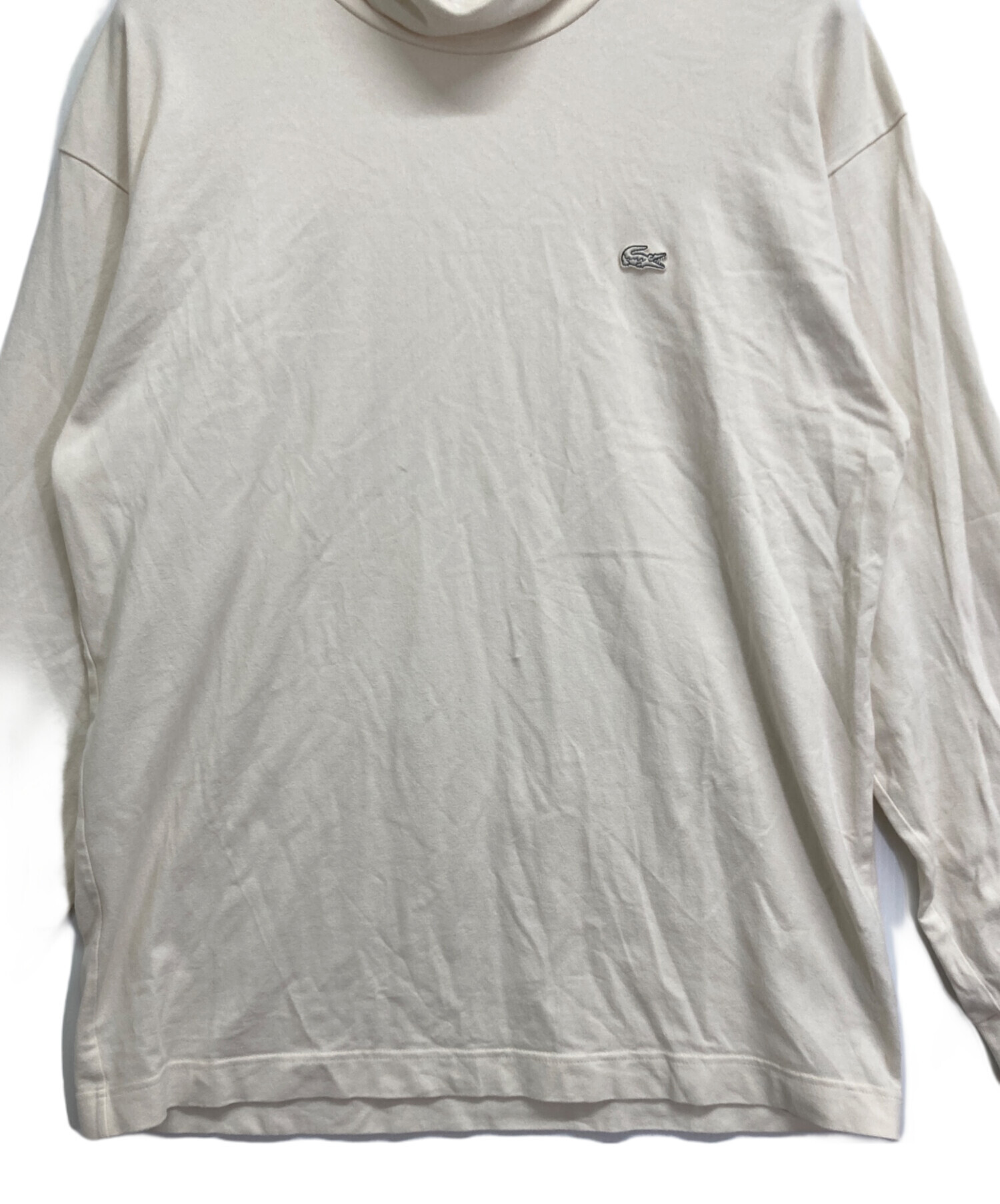中古・古着通販】LACOSTE (ラコステ) カットソー ホワイト サイズ:M 