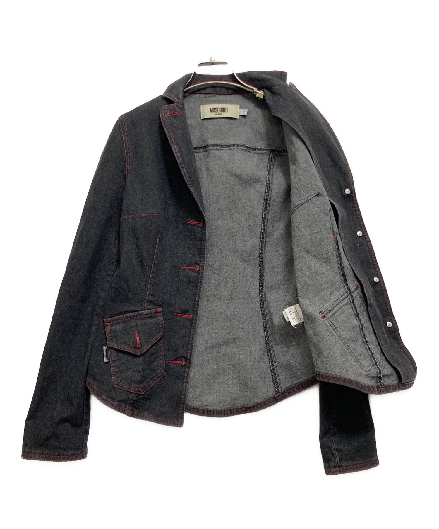 中古・古着通販】MOSCHINO (モスキーノ) デニムジャケット インディゴ