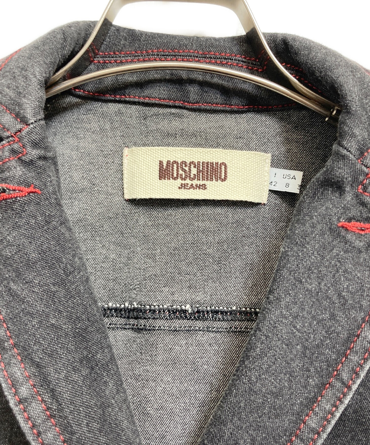 中古・古着通販】MOSCHINO (モスキーノ) デニムジャケット インディゴ