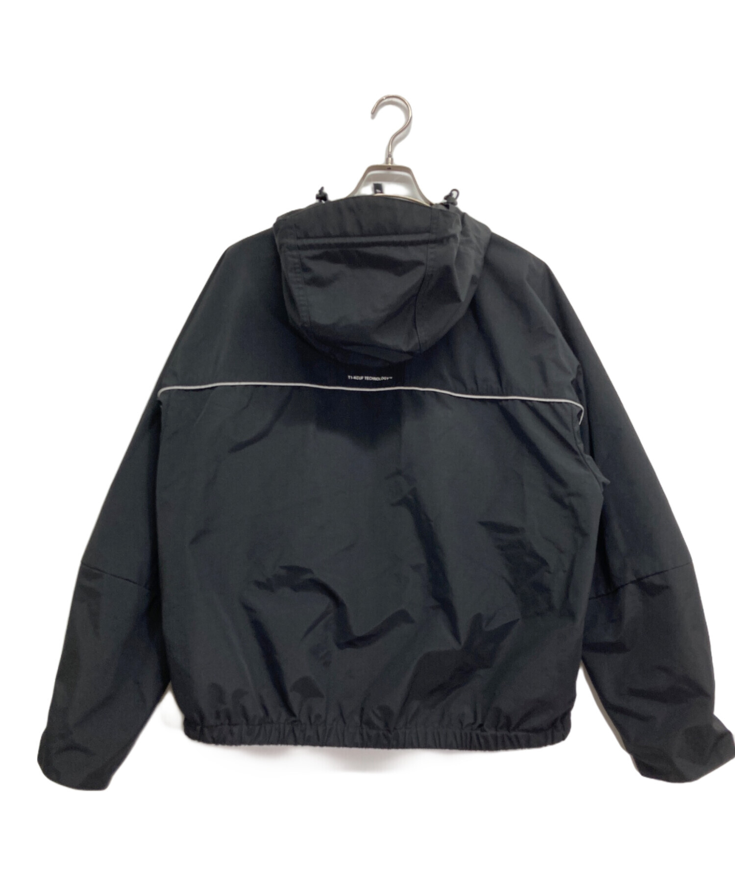 中古・古着通販】HUF (ハフ) GUIDE SHELL JACKET ブラック サイズ:M