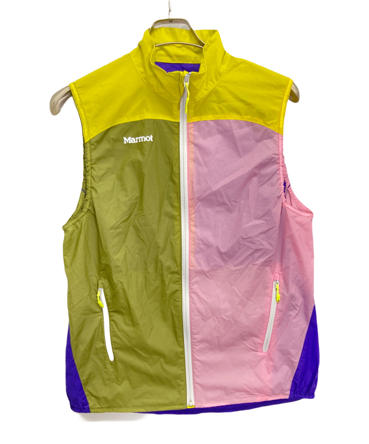 中古・古着通販】Marmot (マーモット) ナイロンベスト カーキ サイズ 