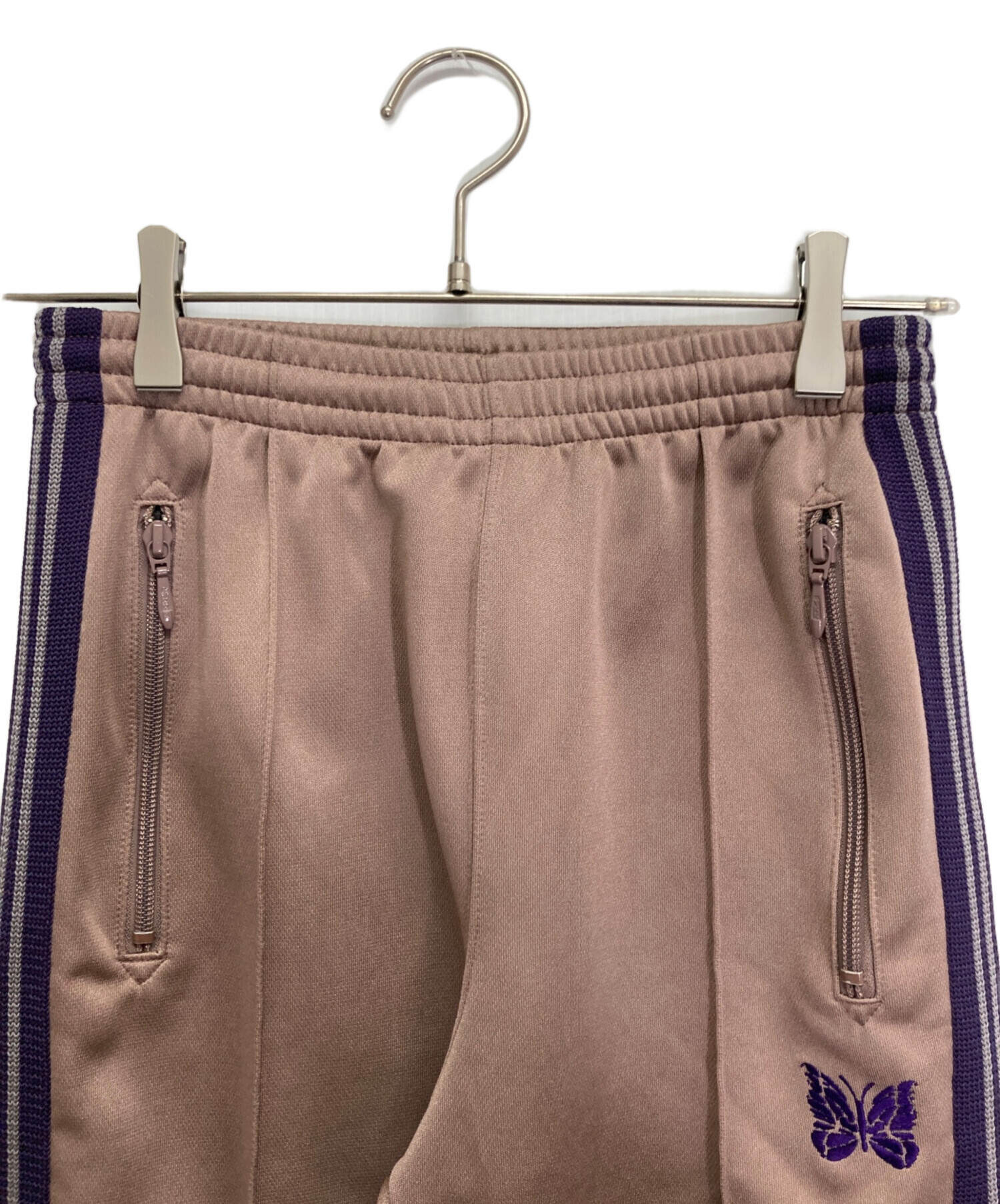 ニードルス　トラックパンツ　ブーツカット　フレア　ブラウン×ピンク ニードルス トラックパンツ ブーツカット フレア ブラウン×ピンク