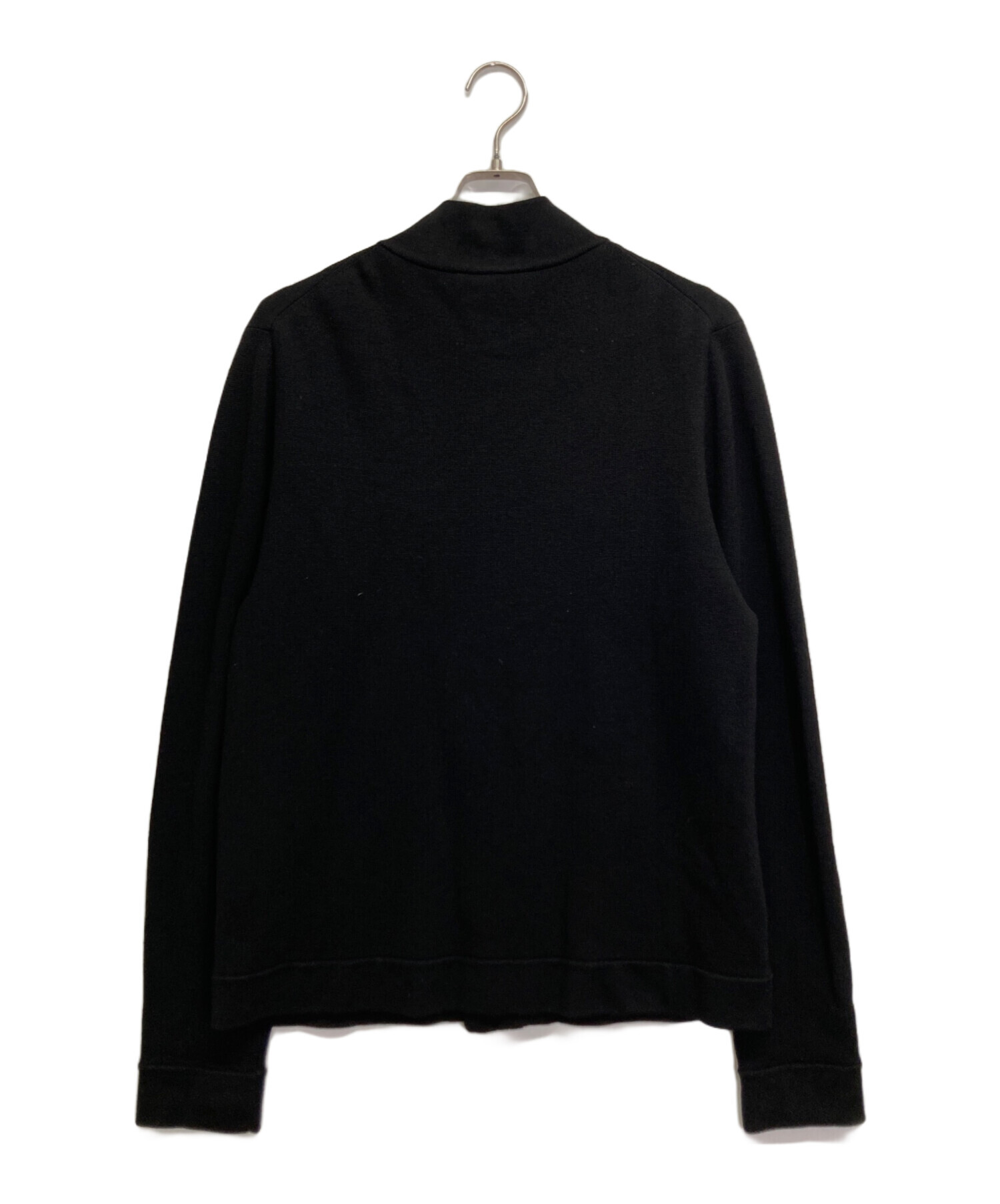 中古・古着通販】theory (セオリー) ニットジャケット ブラック サイズ 
