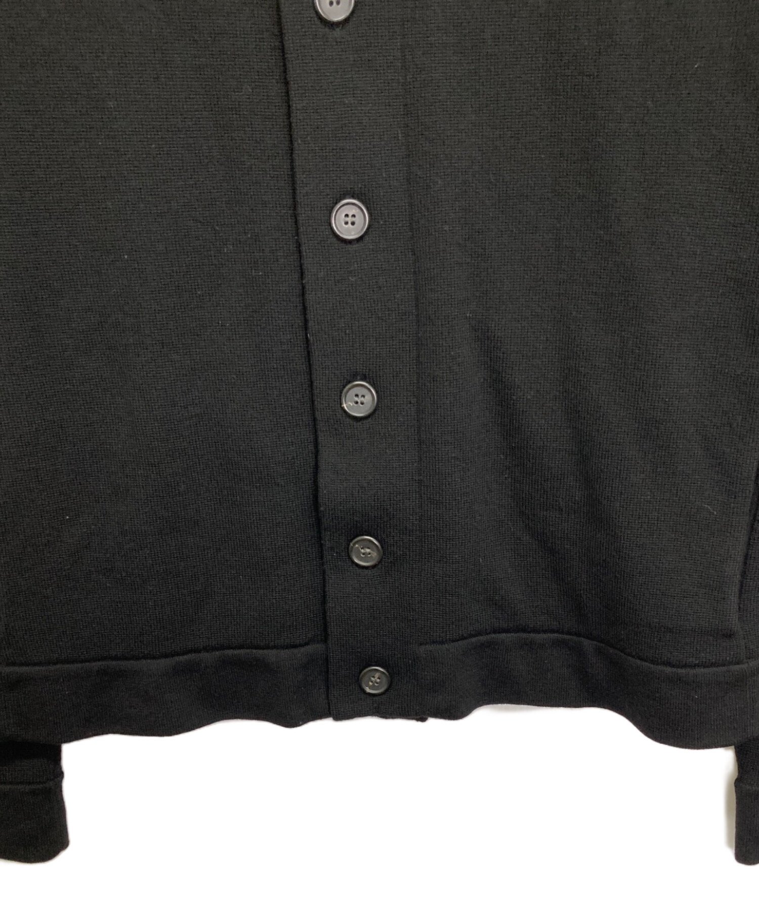 中古・古着通販】theory (セオリー) ニットジャケット ブラック サイズ 