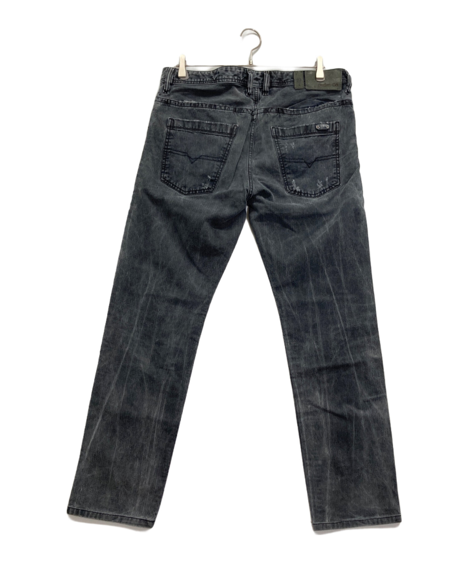 中古・古着通販】DIESEL (ディーゼル) ダメージ加工デニムパンツ 