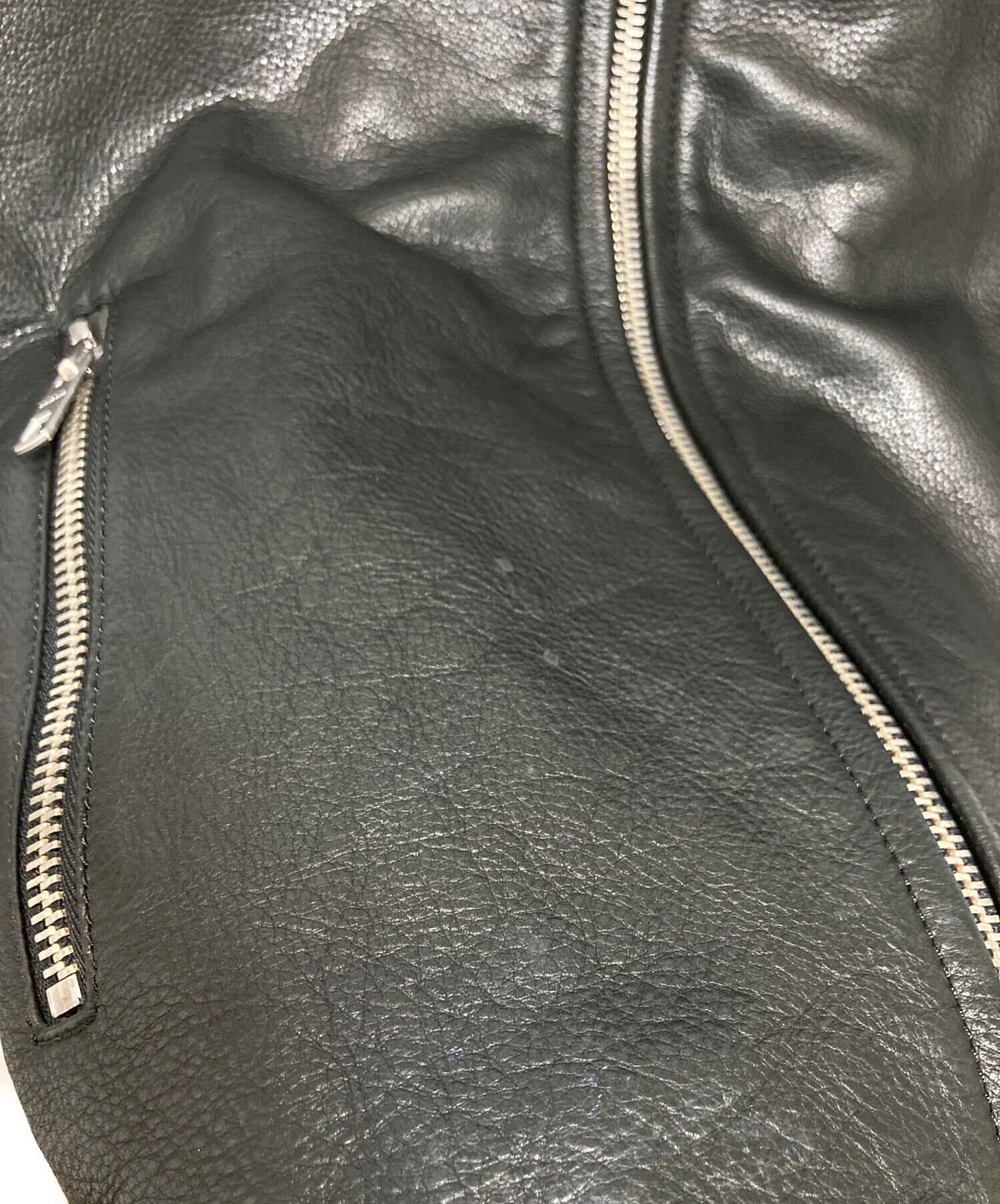 中古・古着通販】COACH (コーチ) レザージャケット ブラック サイズ:M