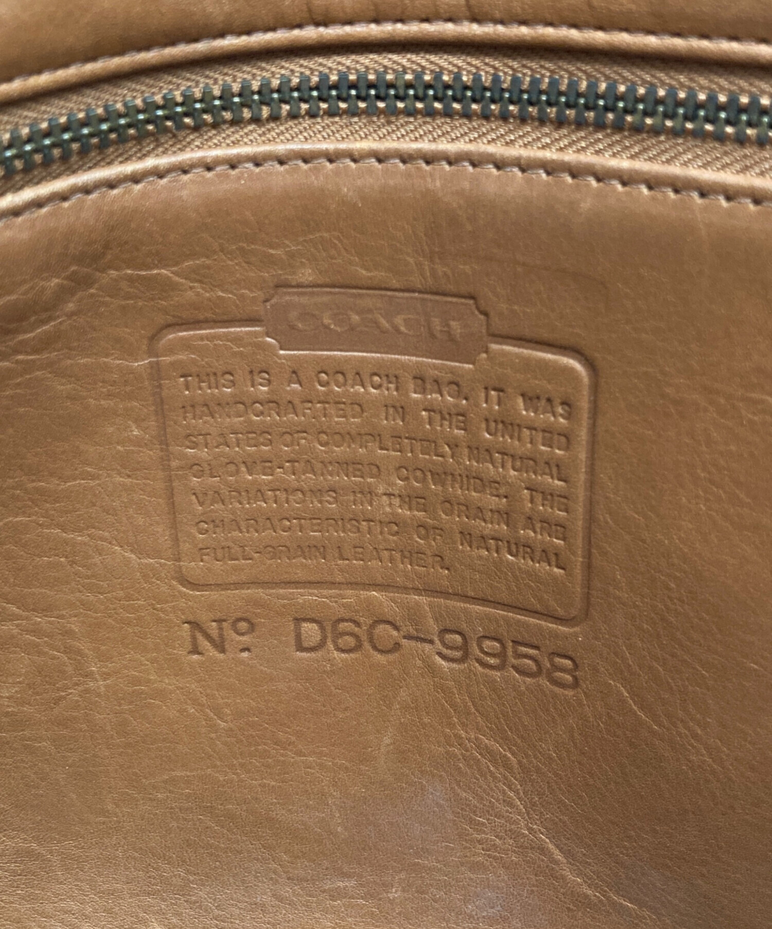 中古・古着通販】COACH (コーチ) オールドコーチハンドバッグ ブラウン 