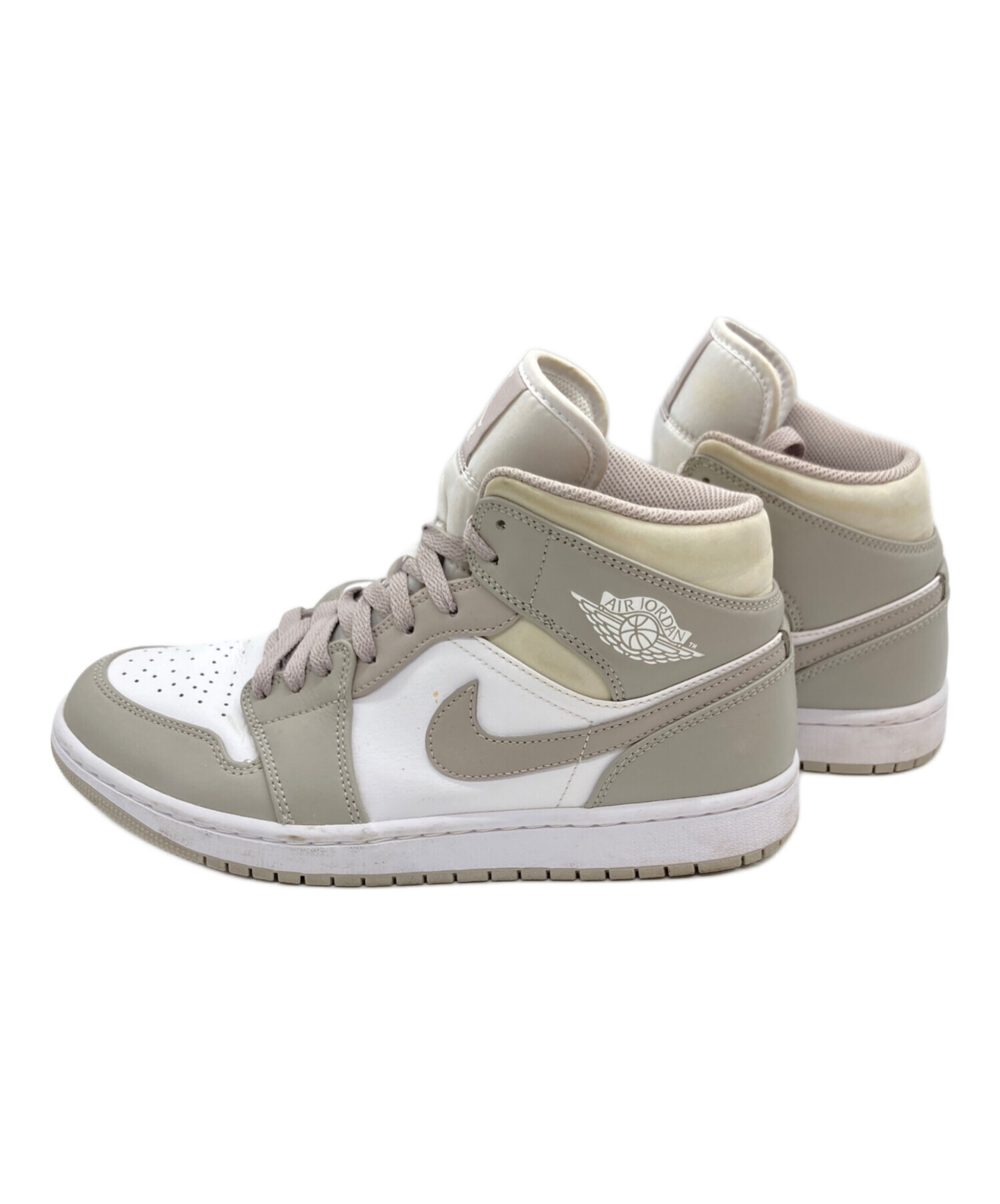 中古・古着通販】NIKE (ナイキ) air jordan 1 mid linen ホワイト 