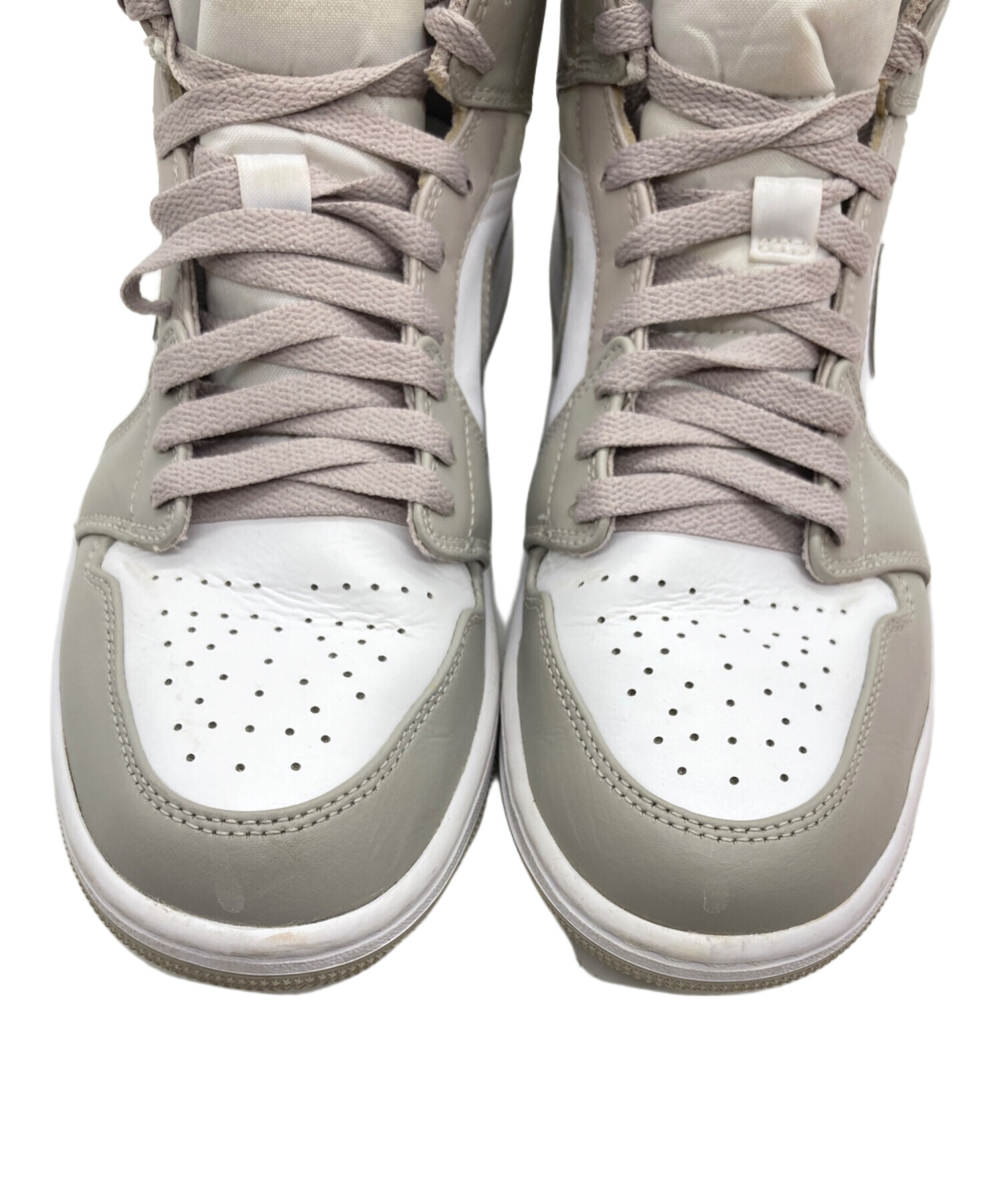 中古・古着通販】NIKE (ナイキ) air jordan 1 mid linen ホワイト 