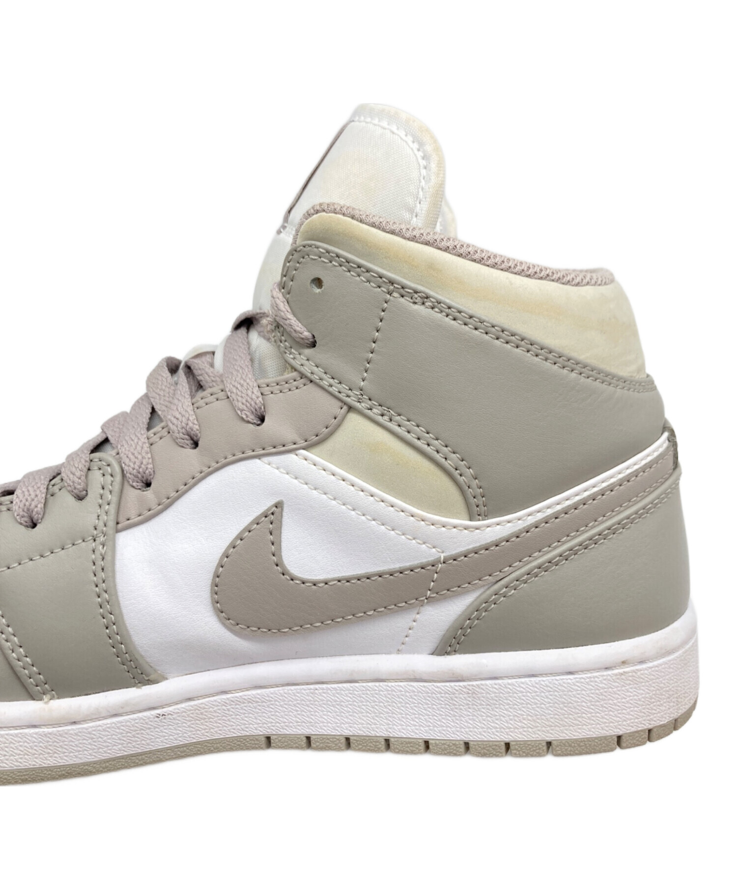 中古・古着通販】NIKE (ナイキ) air jordan 1 mid linen ホワイト 