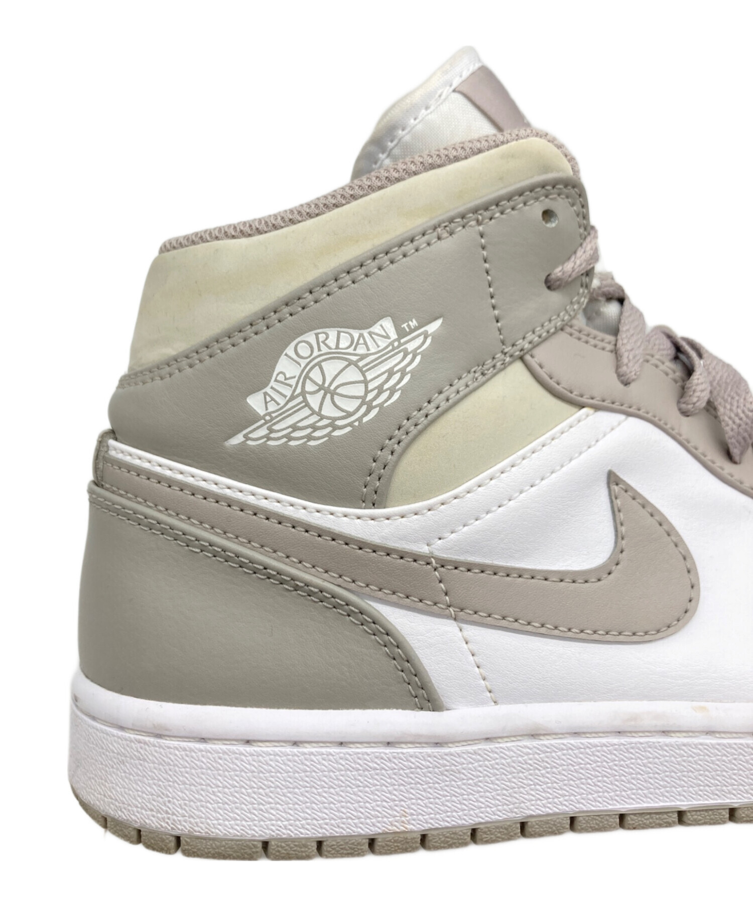 中古・古着通販】NIKE (ナイキ) air jordan 1 mid linen ホワイト 