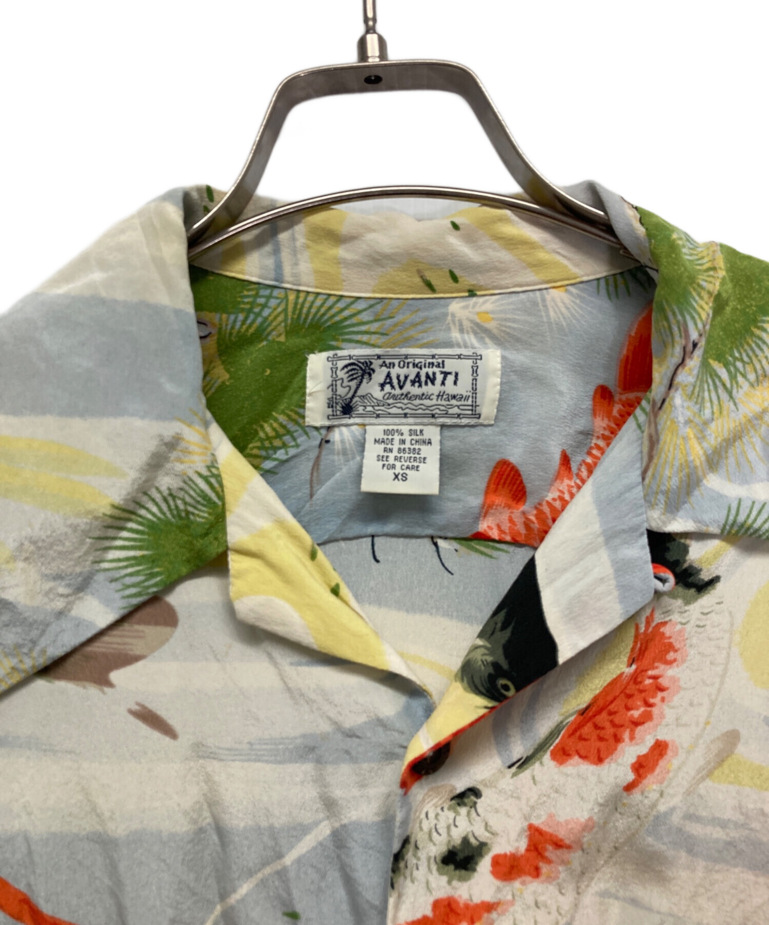 中古・古着通販】AVANTI (アヴァンティ) 鯉柄アロハシャツ ホワイト