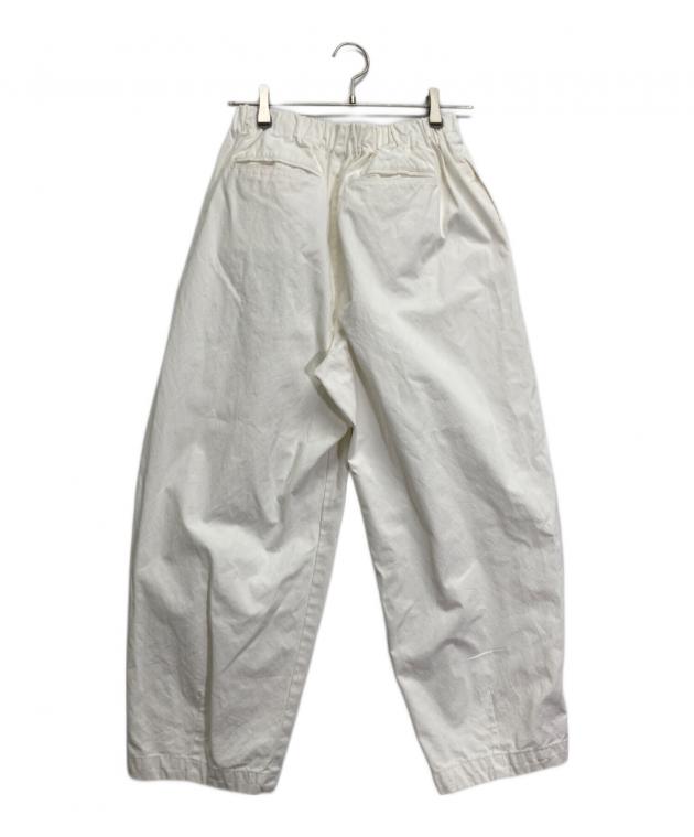中古・古着通販】かぐれ (カグレ) コットンクロップドパンツ ホワイト
