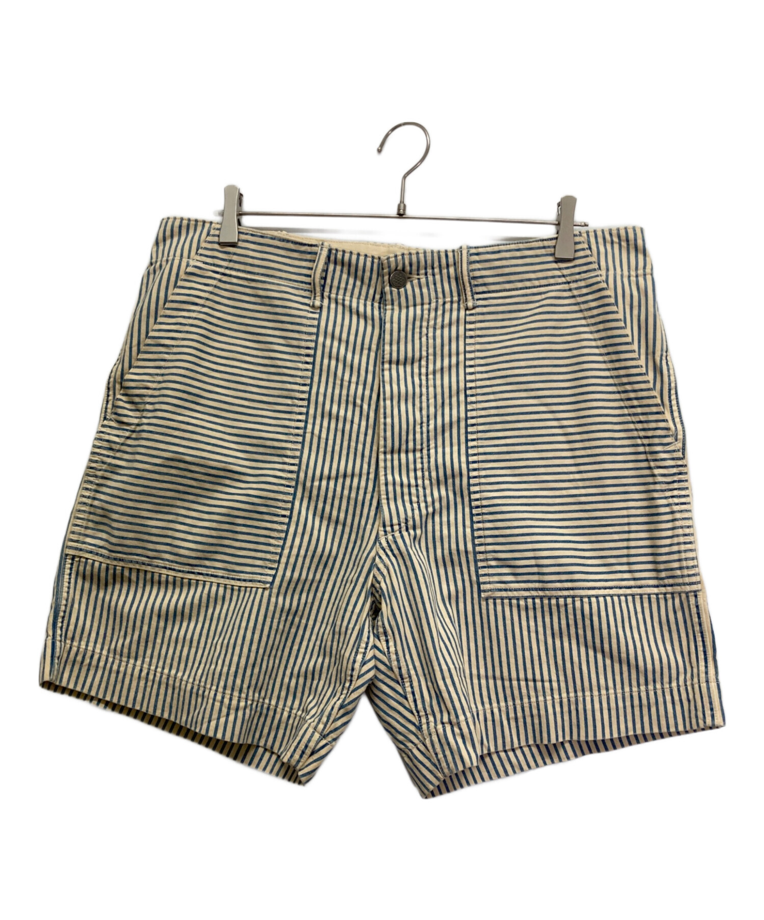 中古・古着通販】RRL (ダブルアールエル) マリンボーダーハーフパンツ 