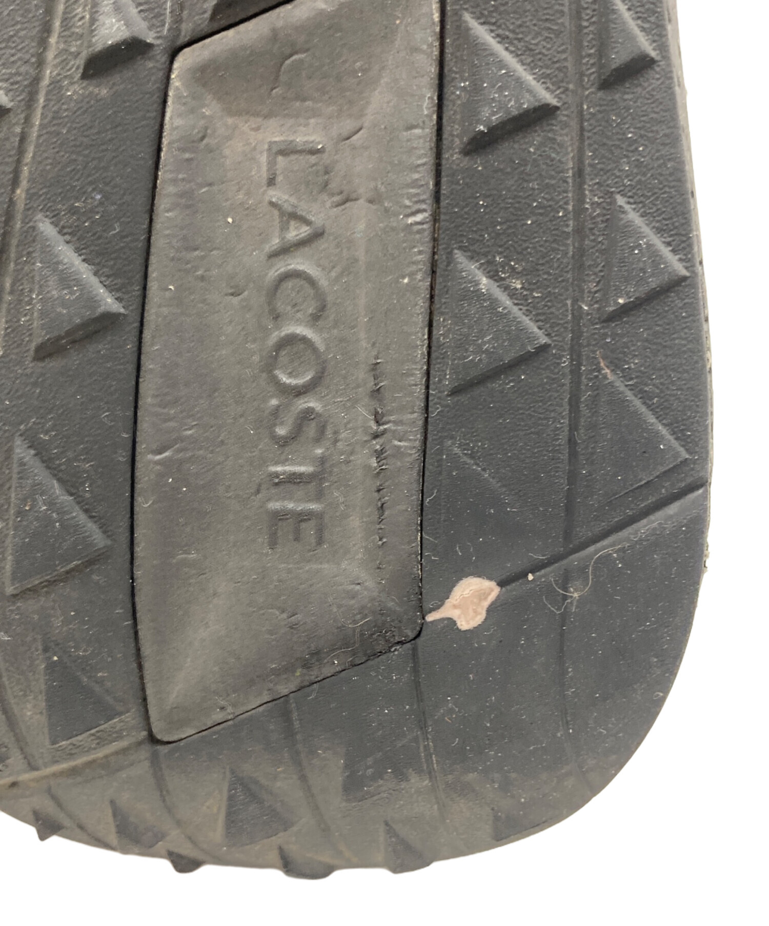 中古・古着通販】LACOSTE (ラコステ) スニーカー ブラック サイズ:UK9