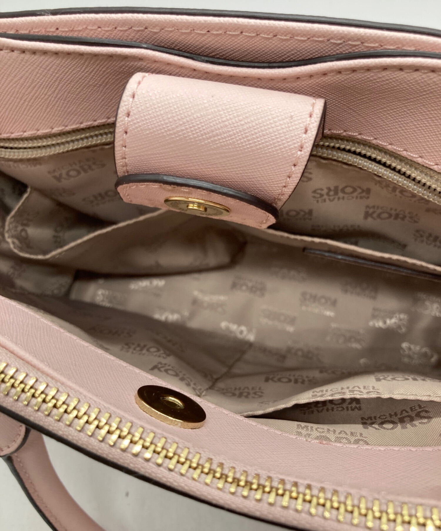 中古・古着通販】MICHAEL KORS (マイケルコース) ハンドバッグ ピンク