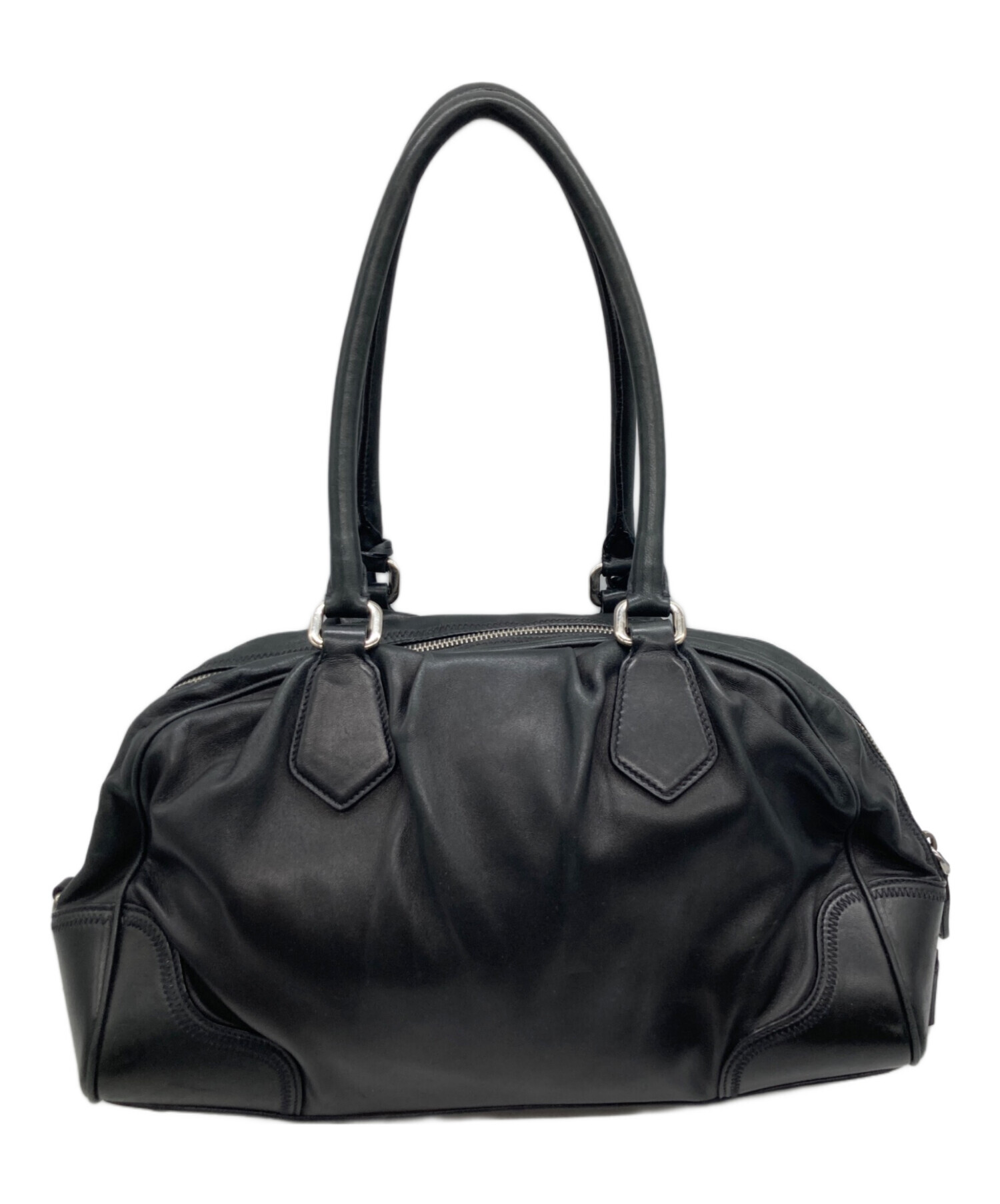 中古・古着通販】PRADA (プラダ) ハンドバッグ ブラック｜ブランド