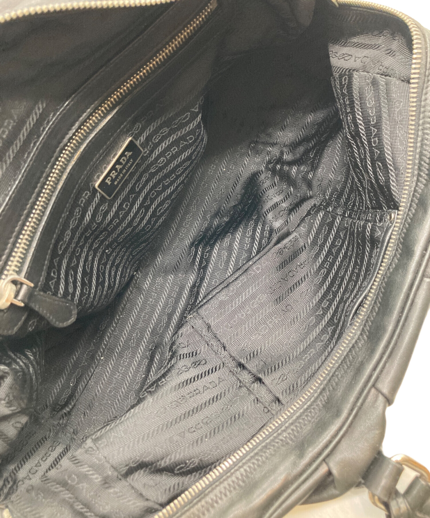 中古・古着通販】PRADA (プラダ) ハンドバッグ ブラック｜ブランド