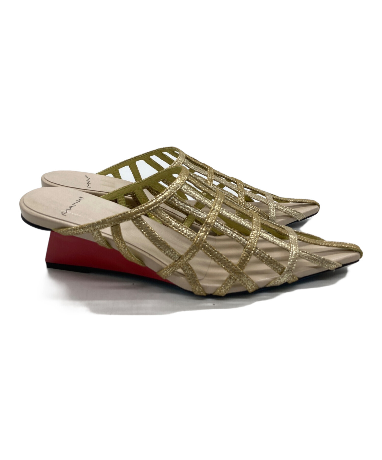 中古・古着通販】MANA (マナ) ポインテッド・グリッドミュール