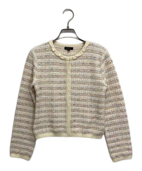 中古・古着通販】TOCCA (トッカ) ノーカラージャケット ホワイト
