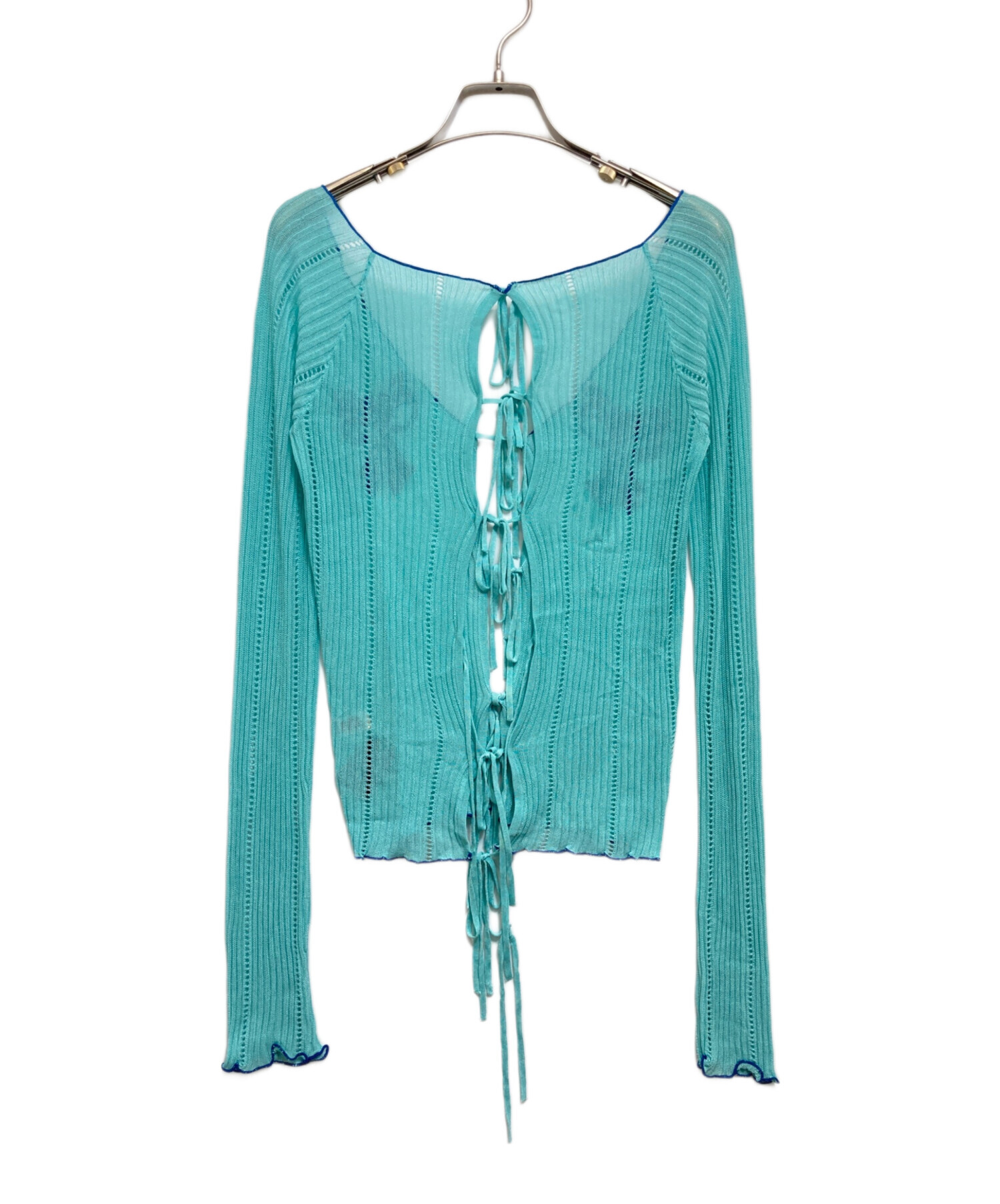 中古・古着通販】PAMEO POSE (パメオポーズ) Ribbon Net Cardigan