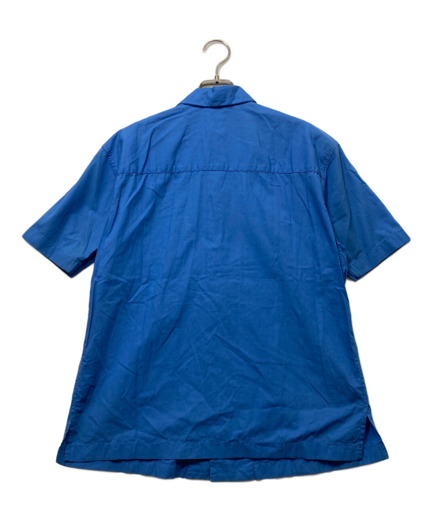 中古・古着通販】ISSEY MIYAKE (イッセイミヤケ) 半袖シャツ ブルー