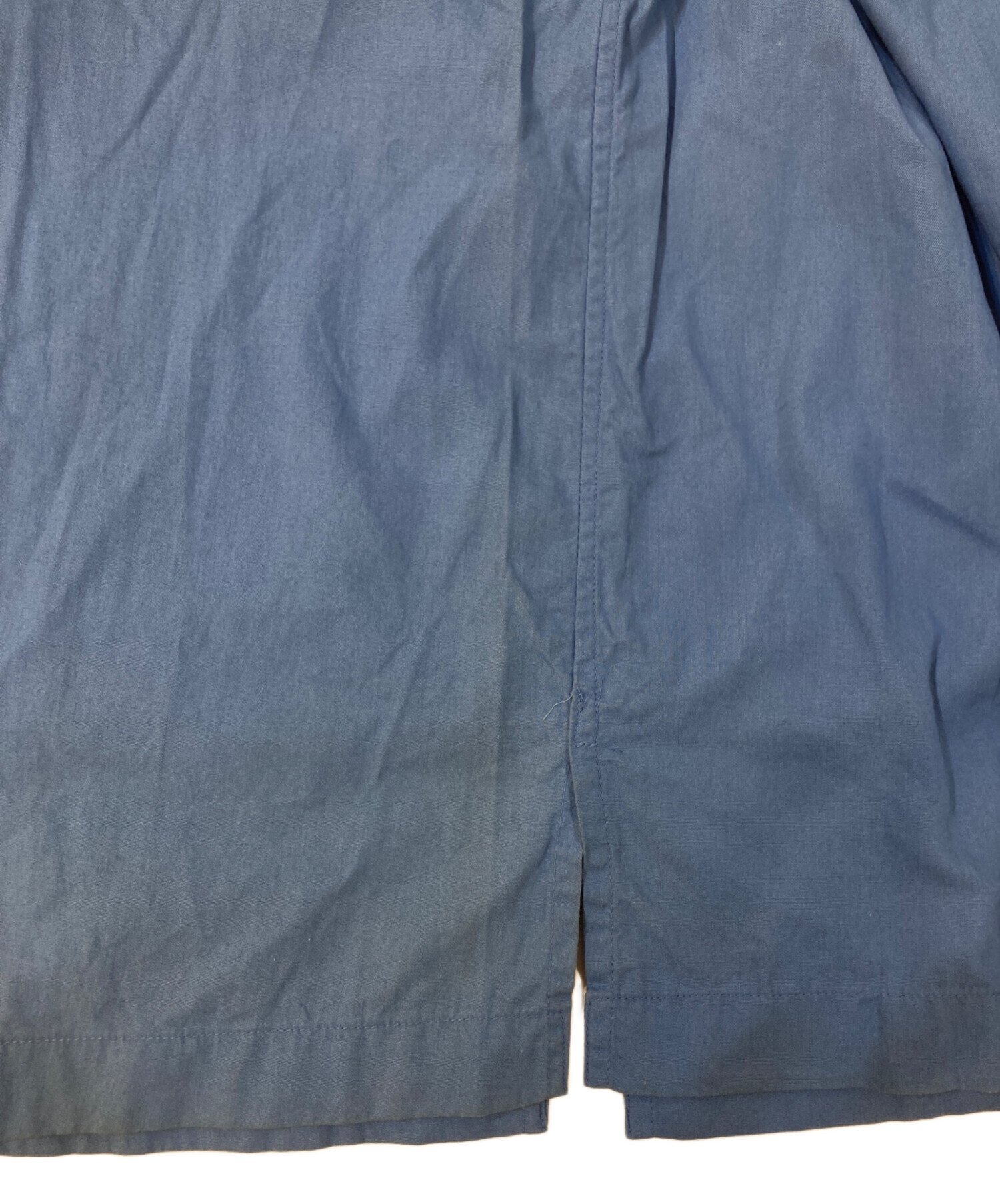 中古・古着通販】ISSEY MIYAKE (イッセイミヤケ) 半袖シャツ ブルー