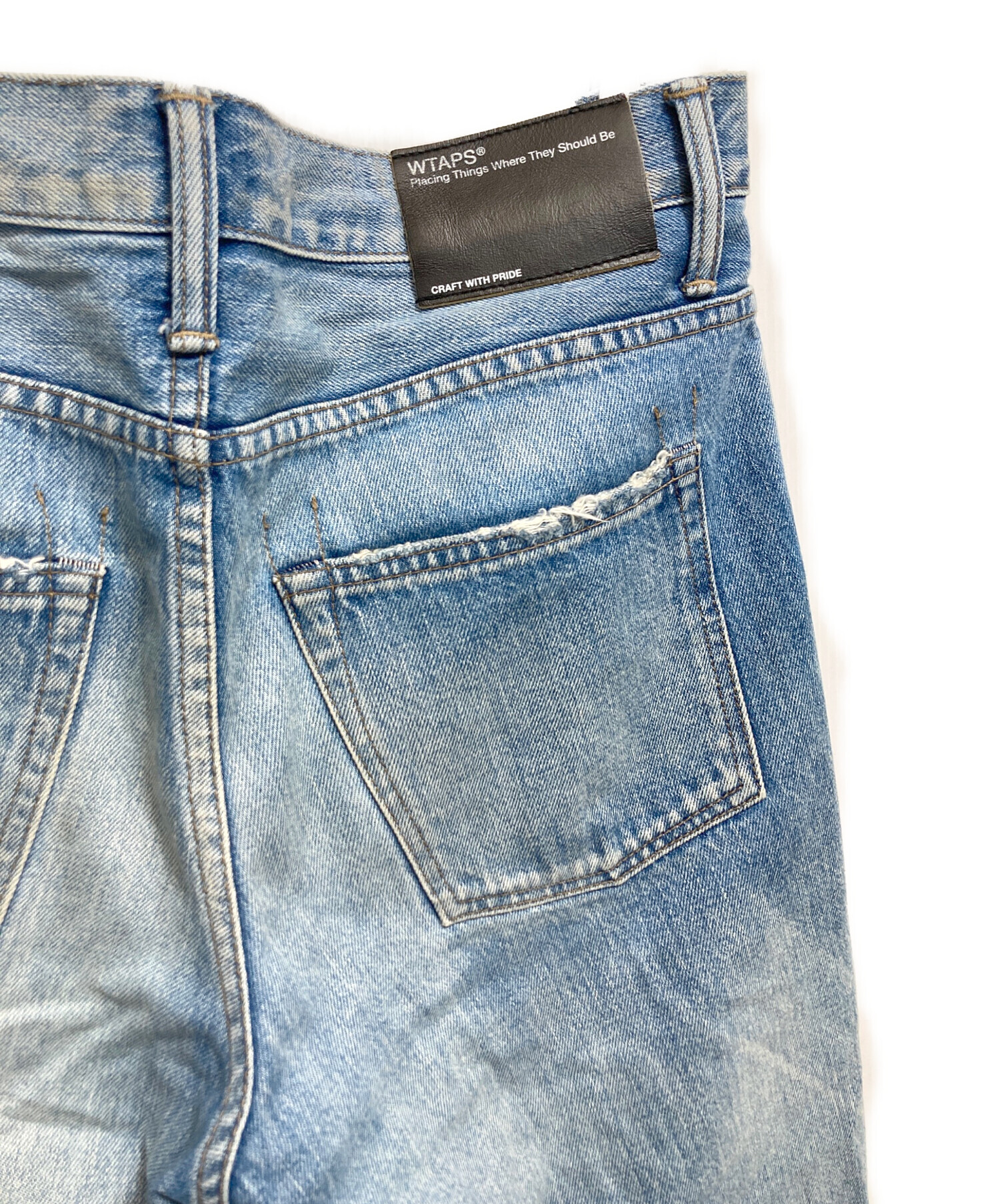 中古・古着通販】WTAPS (ダブルタップス) デニムパンツ インディゴ