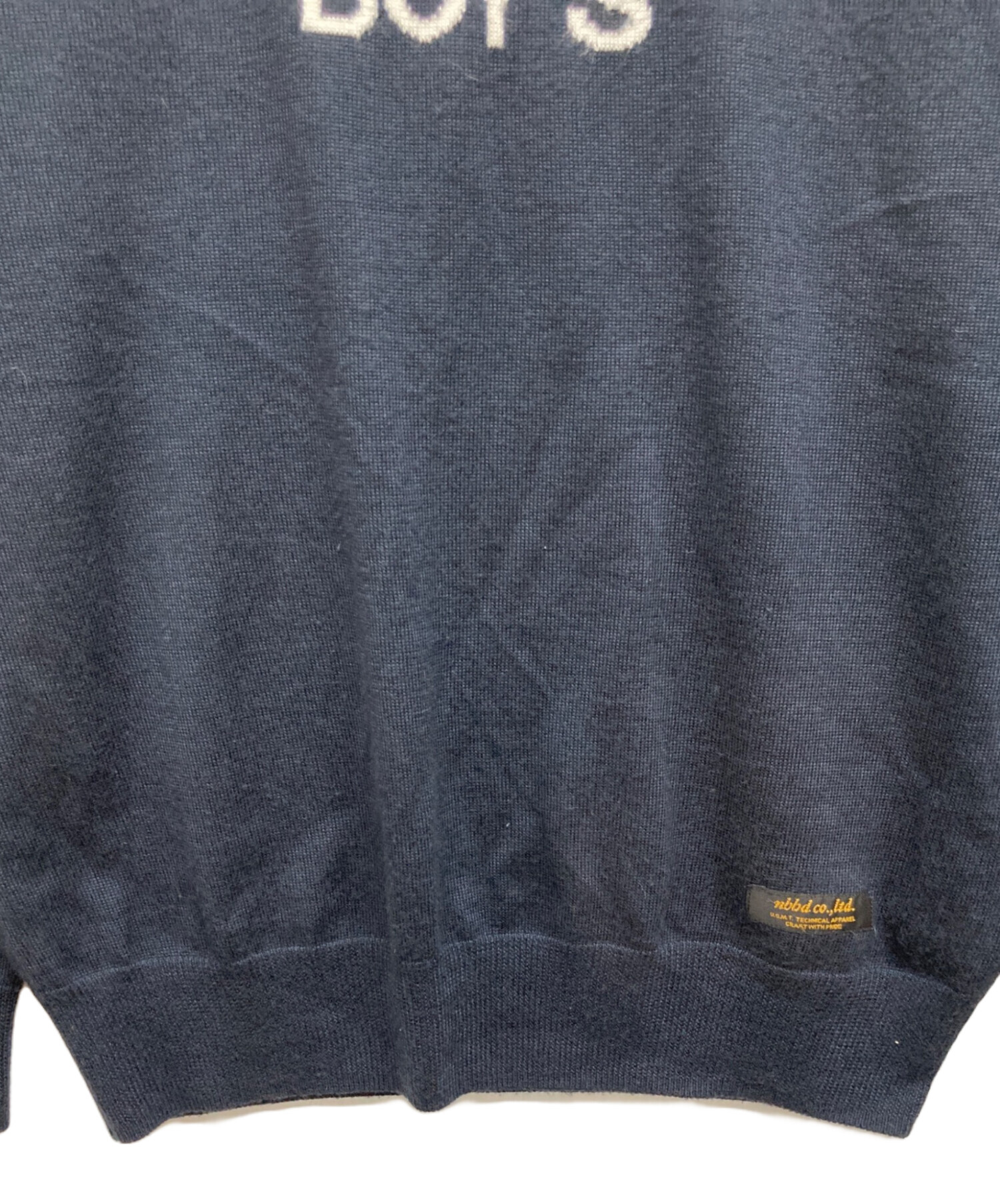 中古・古着通販】NEIGHBORHOOD (ネイバーフッド) ニット ネイビー