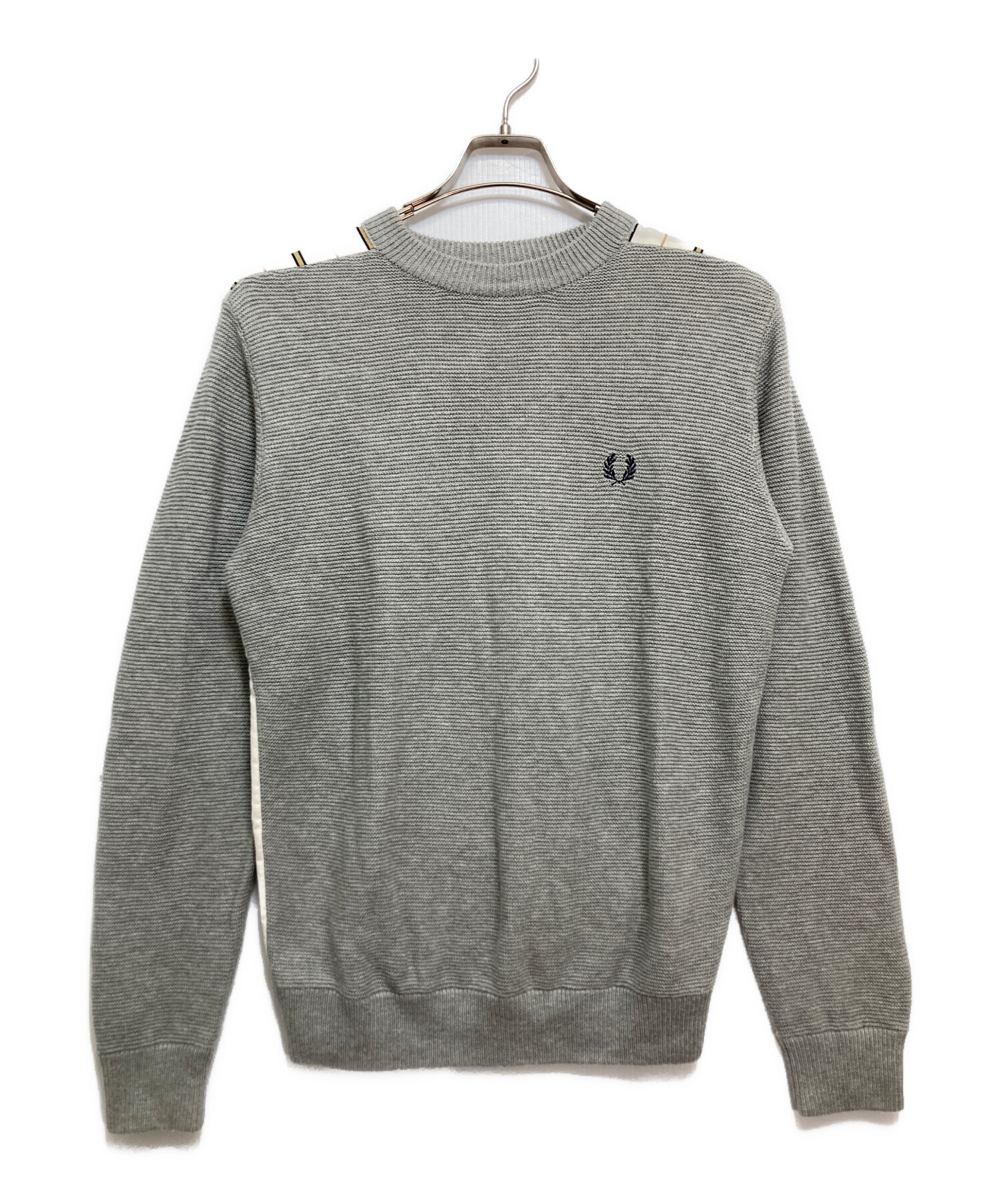 Fred Perry グレー フレッドペリー セーター ドライバーズニット 