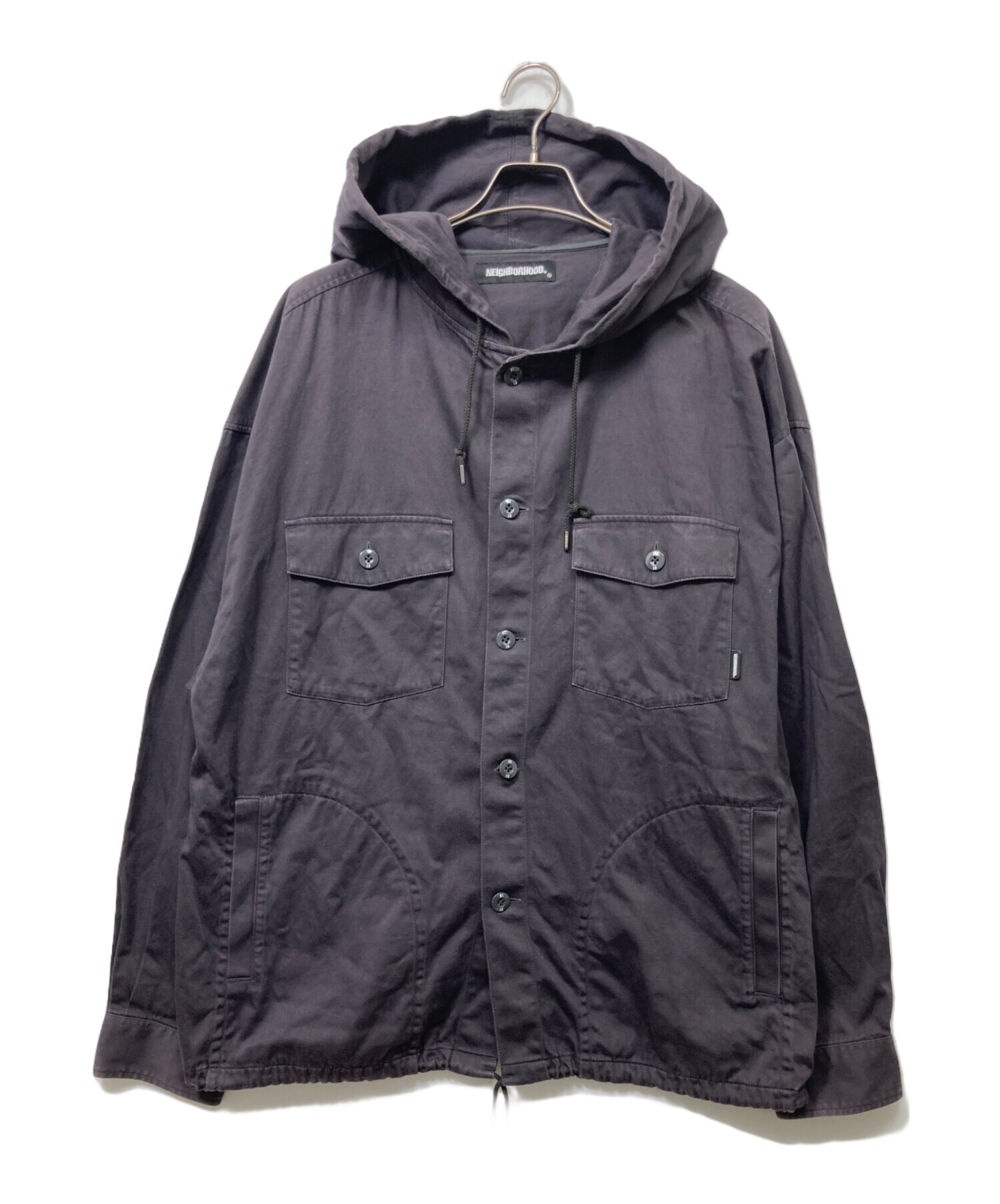 ネイバーフッド NEIGHBORHOOD HOODED SHIRT LS フーデッドシャツ 
