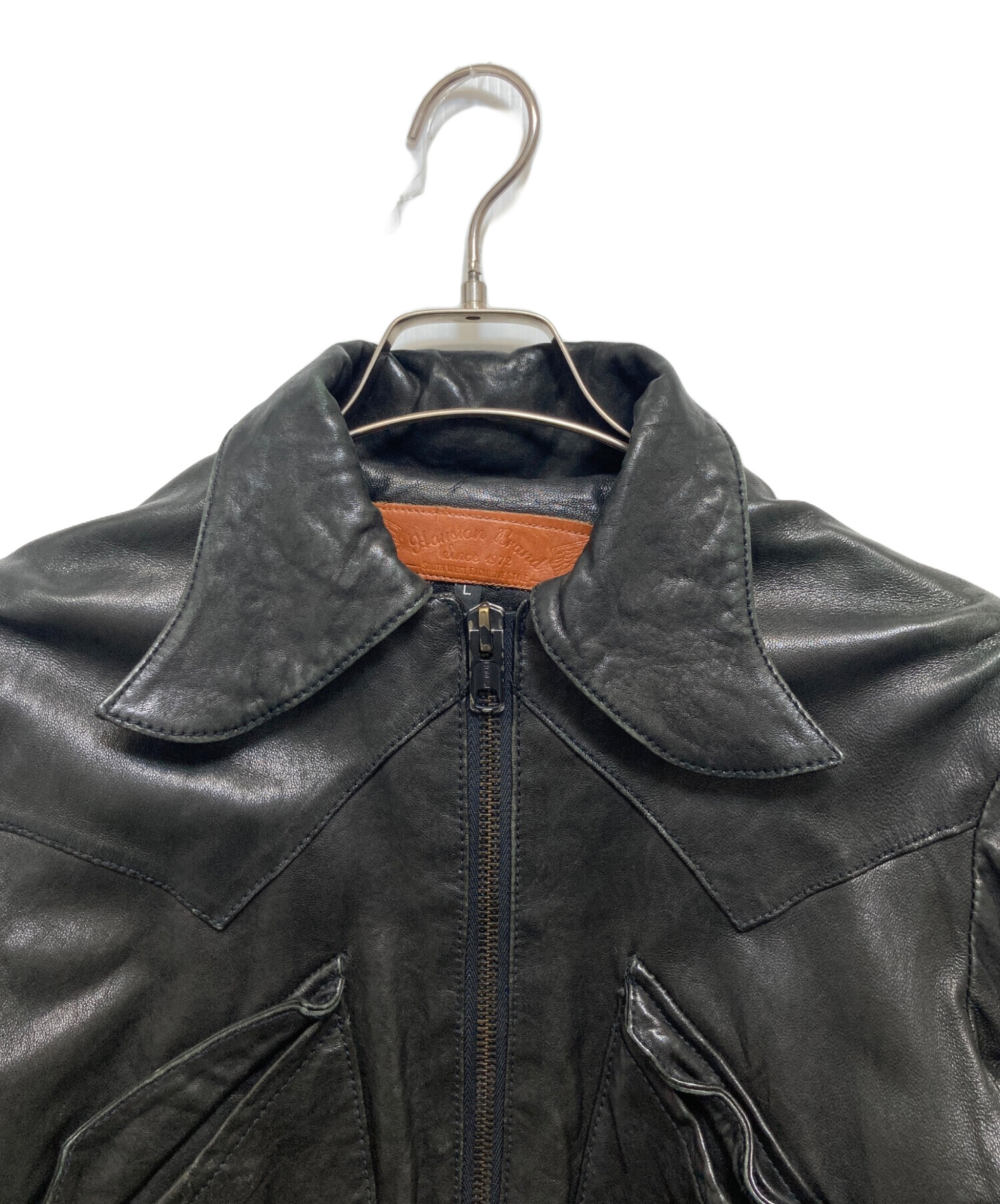 中古・古着通販】HOUSTON (ヒューストン) ラムレザージャケット