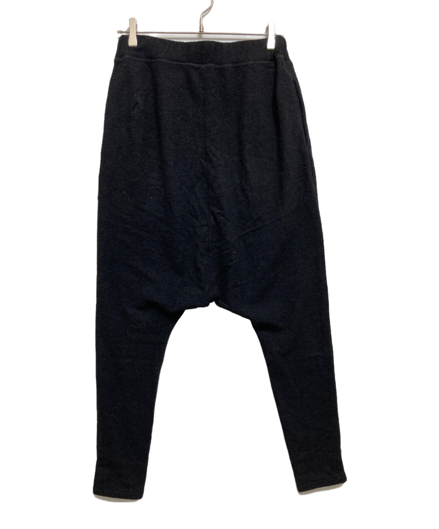 y's ワイズ　ブラック サルエルパンツ 中古・古着通販】Y's (ワイズ) サルエルパンツ ブラック サイズ:2