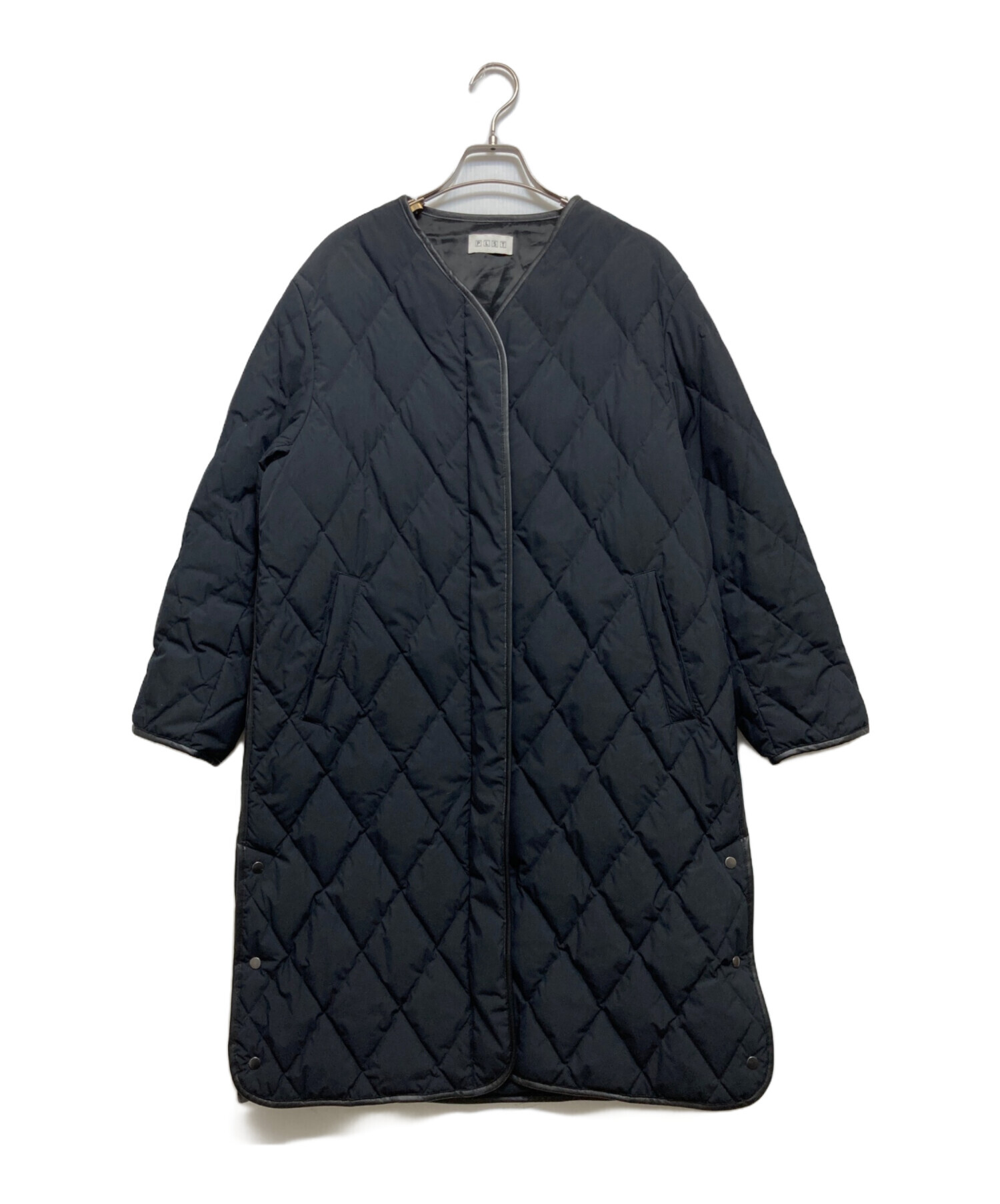 中古・古着通販】PLST (プラステ) キルティングダウンコート ブラック