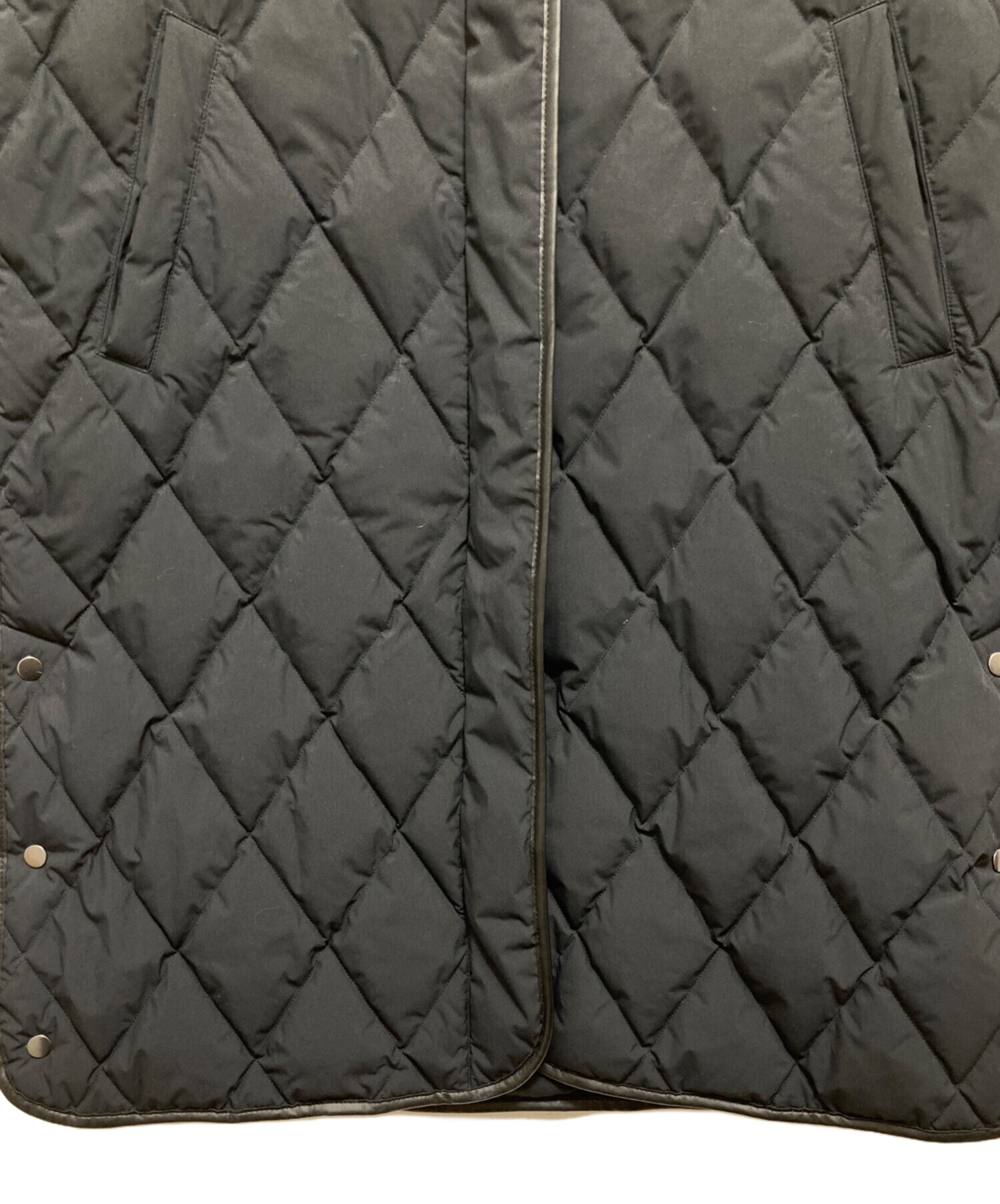 中古・古着通販】PLST (プラステ) キルティングダウンコート ブラック