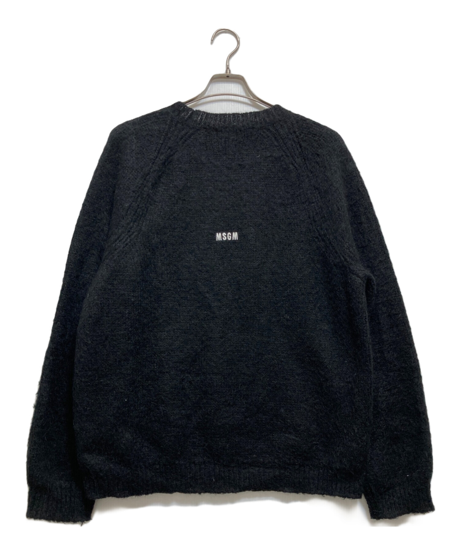 中古・古着通販】MSGM (エムエスジーエム) ニット ブラック サイズ:L 