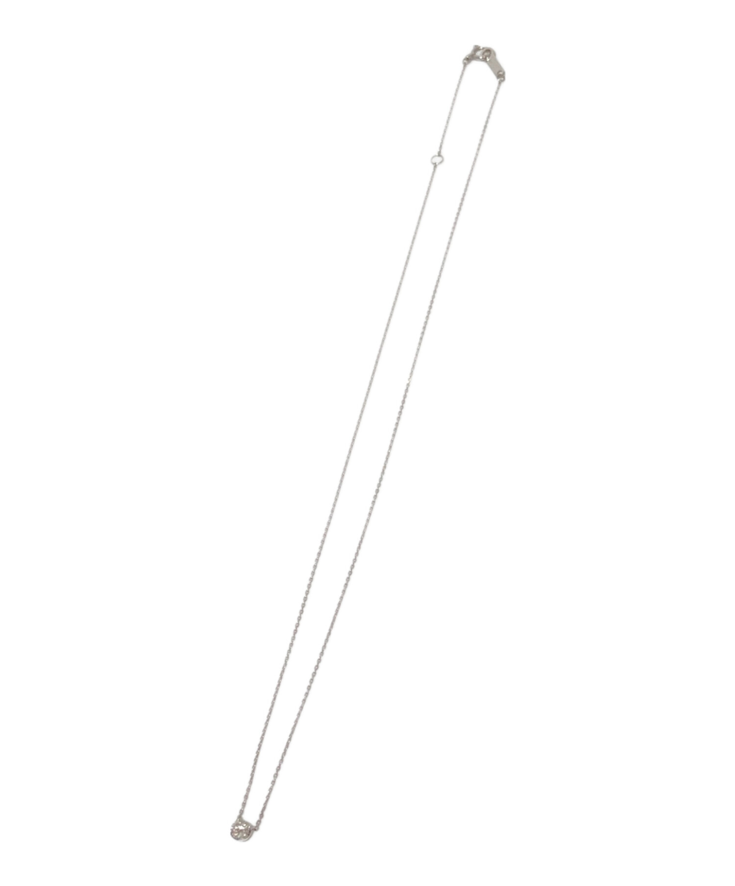 中古・古着通販】4℃ (ヨンドシー) K18ホワイトゴールド ネックレス 